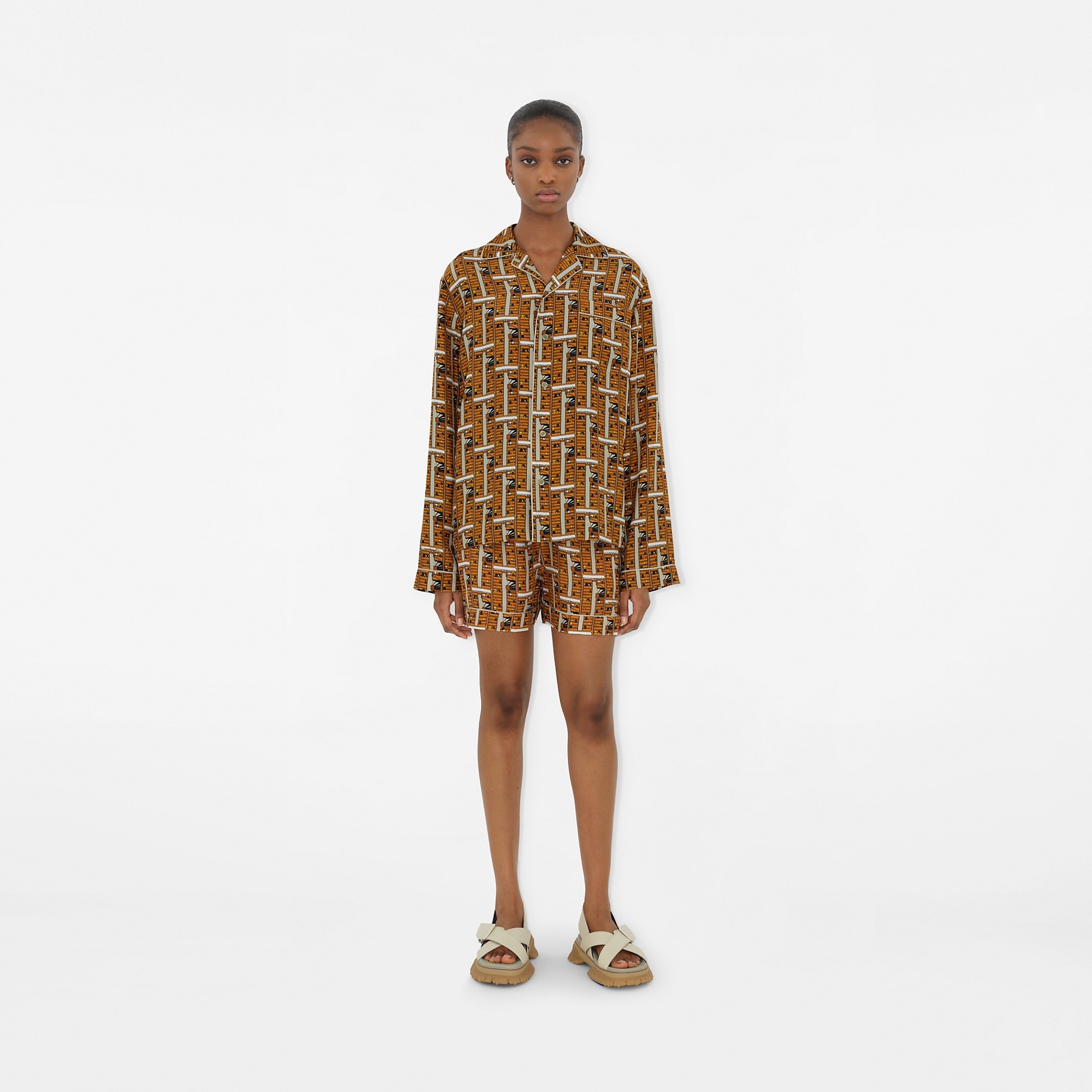 Bus Silk Pyjama Shirt - 2