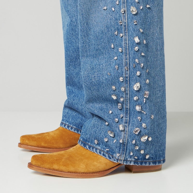 1989 STUDIO - 1989 STUDIO Over denim pants Crystals - 2