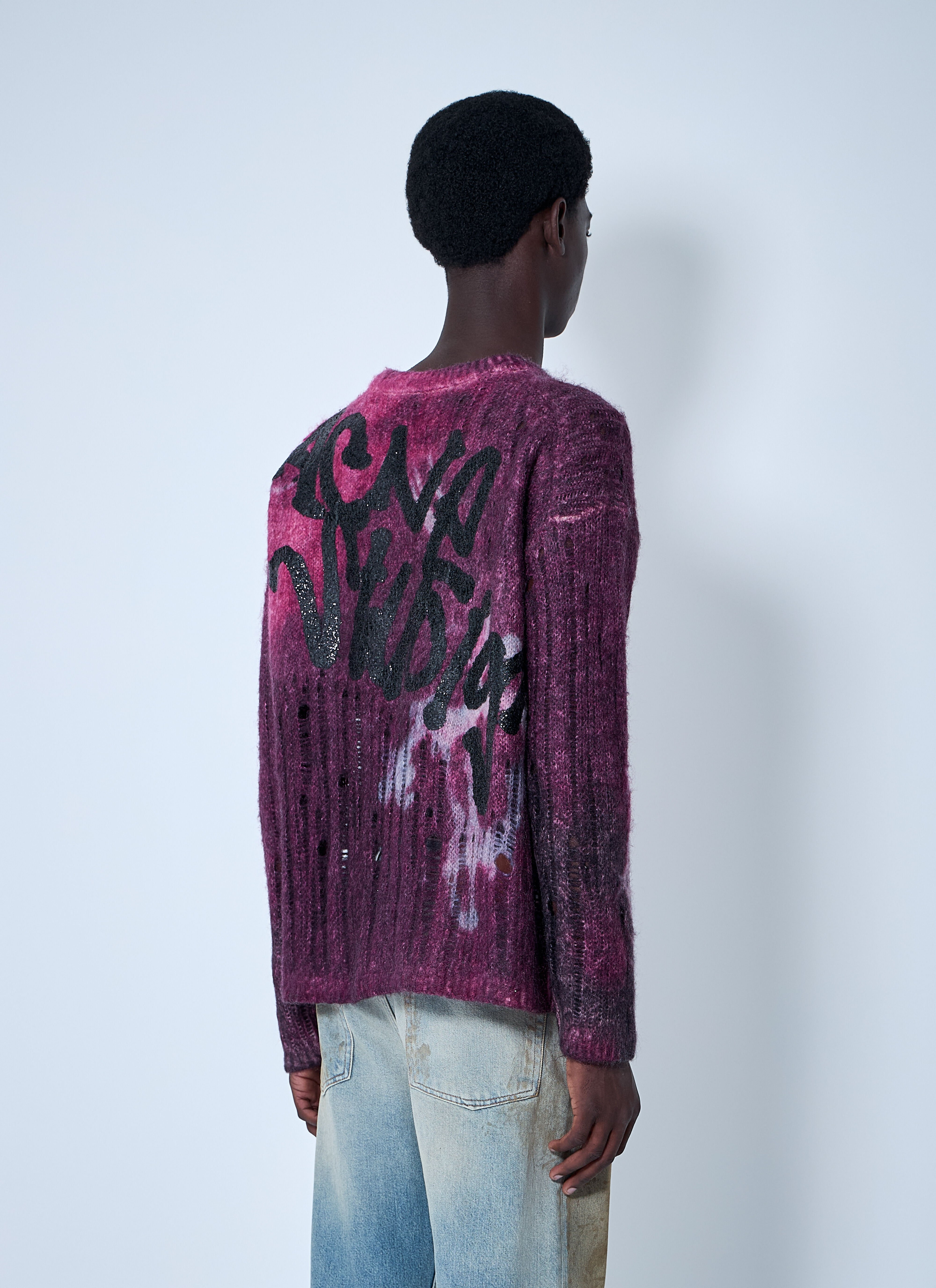 Printed Knit Sweater - 4