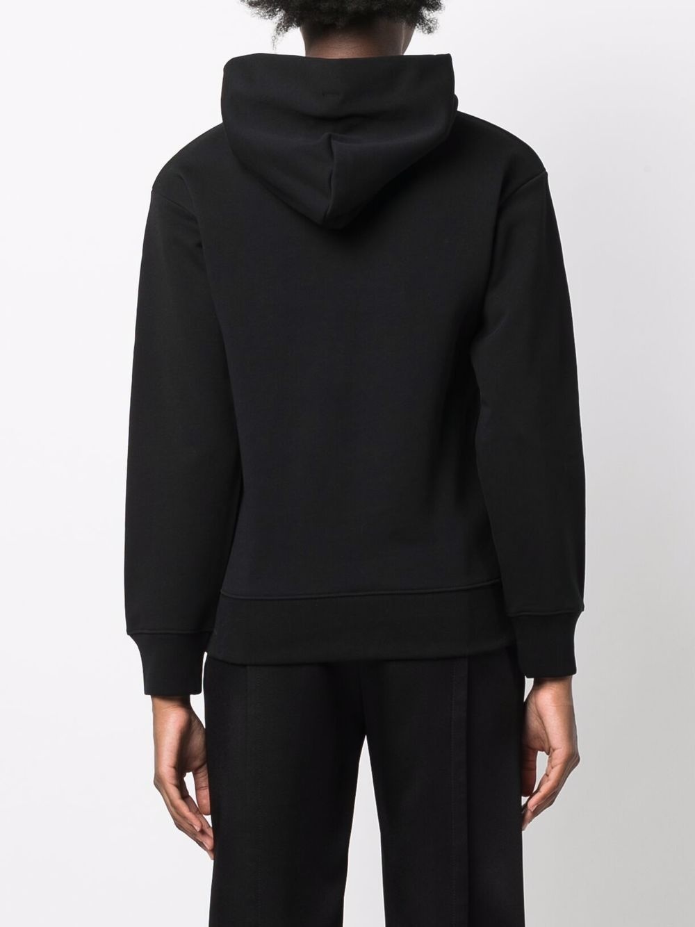 graphic-print cotton hoodie - 4