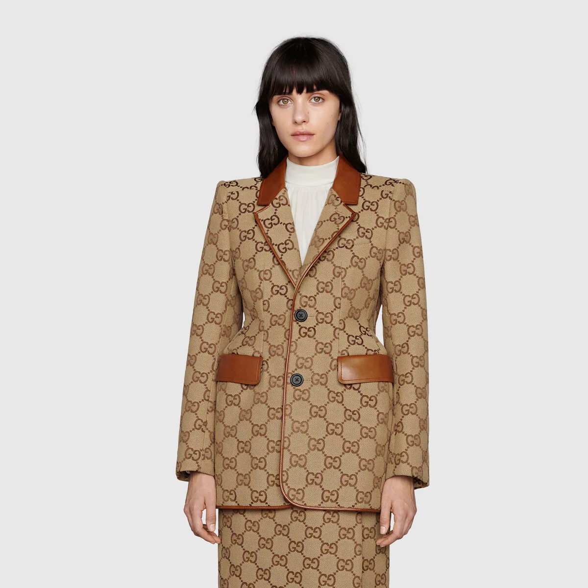 The Hacker Project maxi GG Hourglass jacket - 2