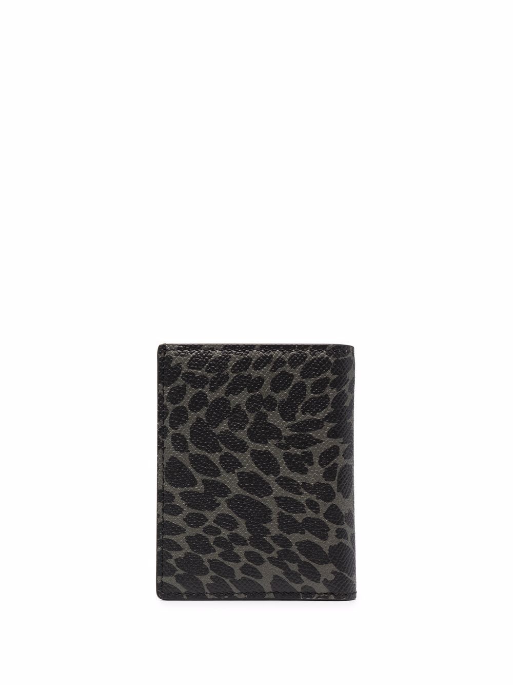 leopard-print bifold cardholder - 2