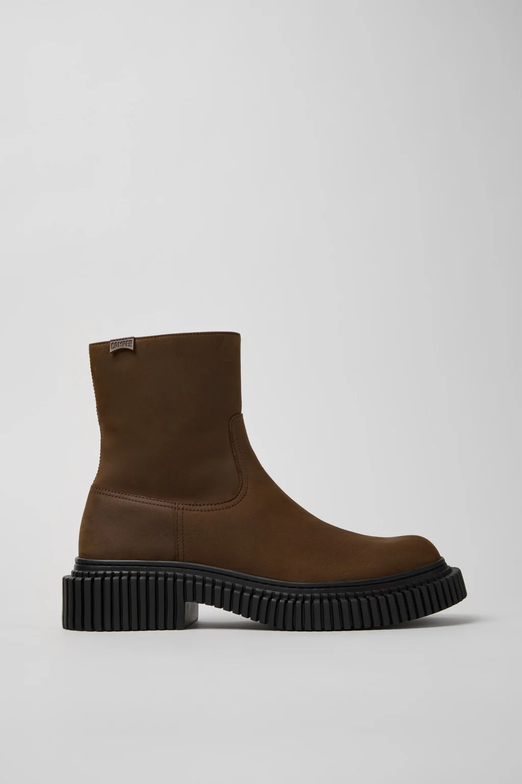Pix Berlin Brown Nubuck Mid Boots for Men. - 1