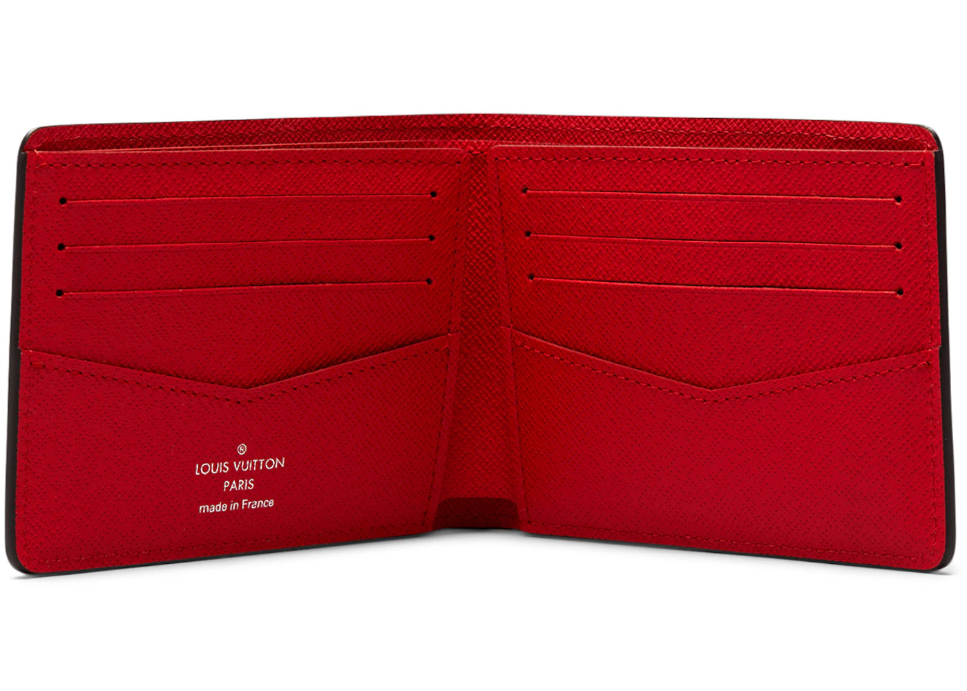 Louis Vuitton x Supreme Slender Wallet Epi Red - 3