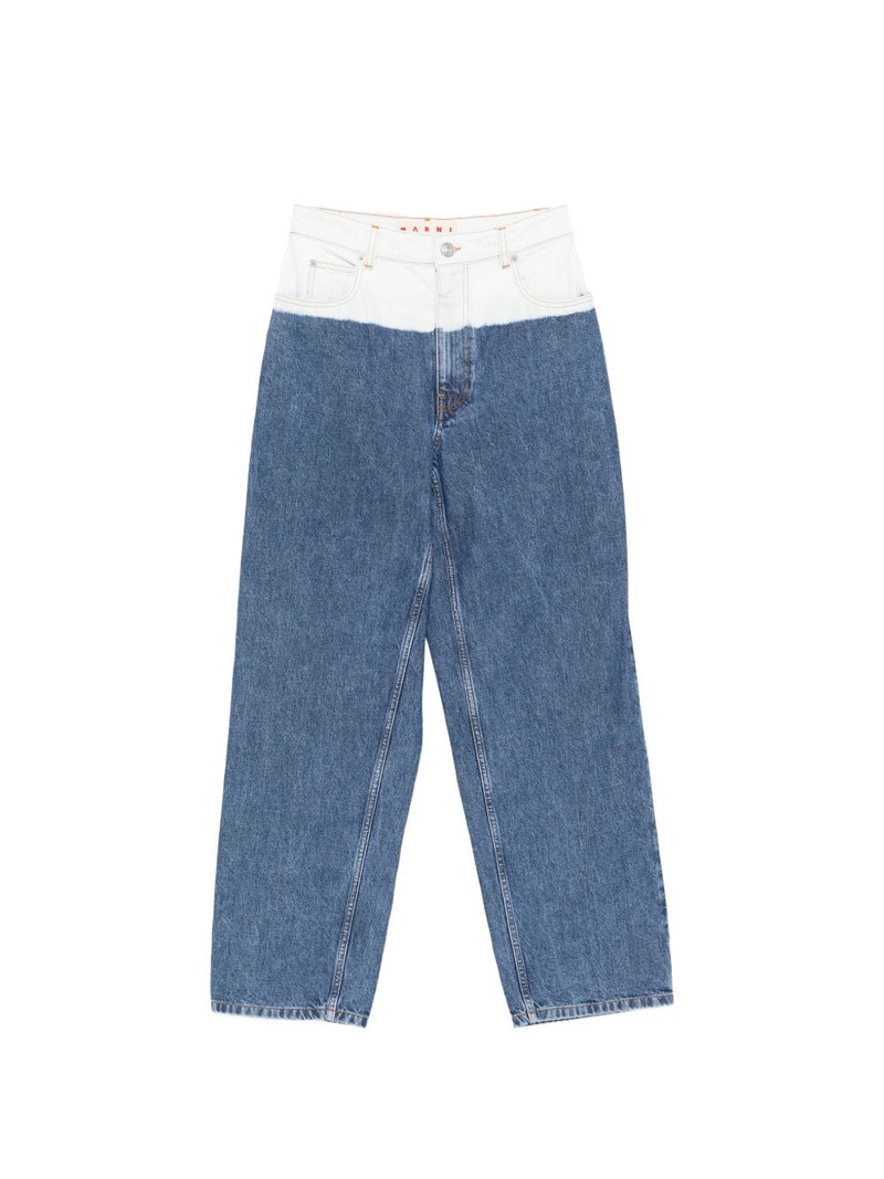 gradient wide leg jeans 1