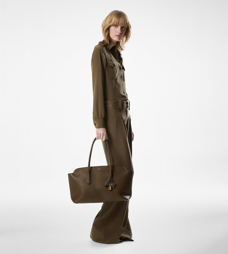 TOM FORD PLEATED WIDE LEG SILK PANTS outlook