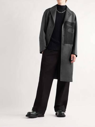 Maison Margiela Satin-Trimmed Panelled Twill Coat outlook