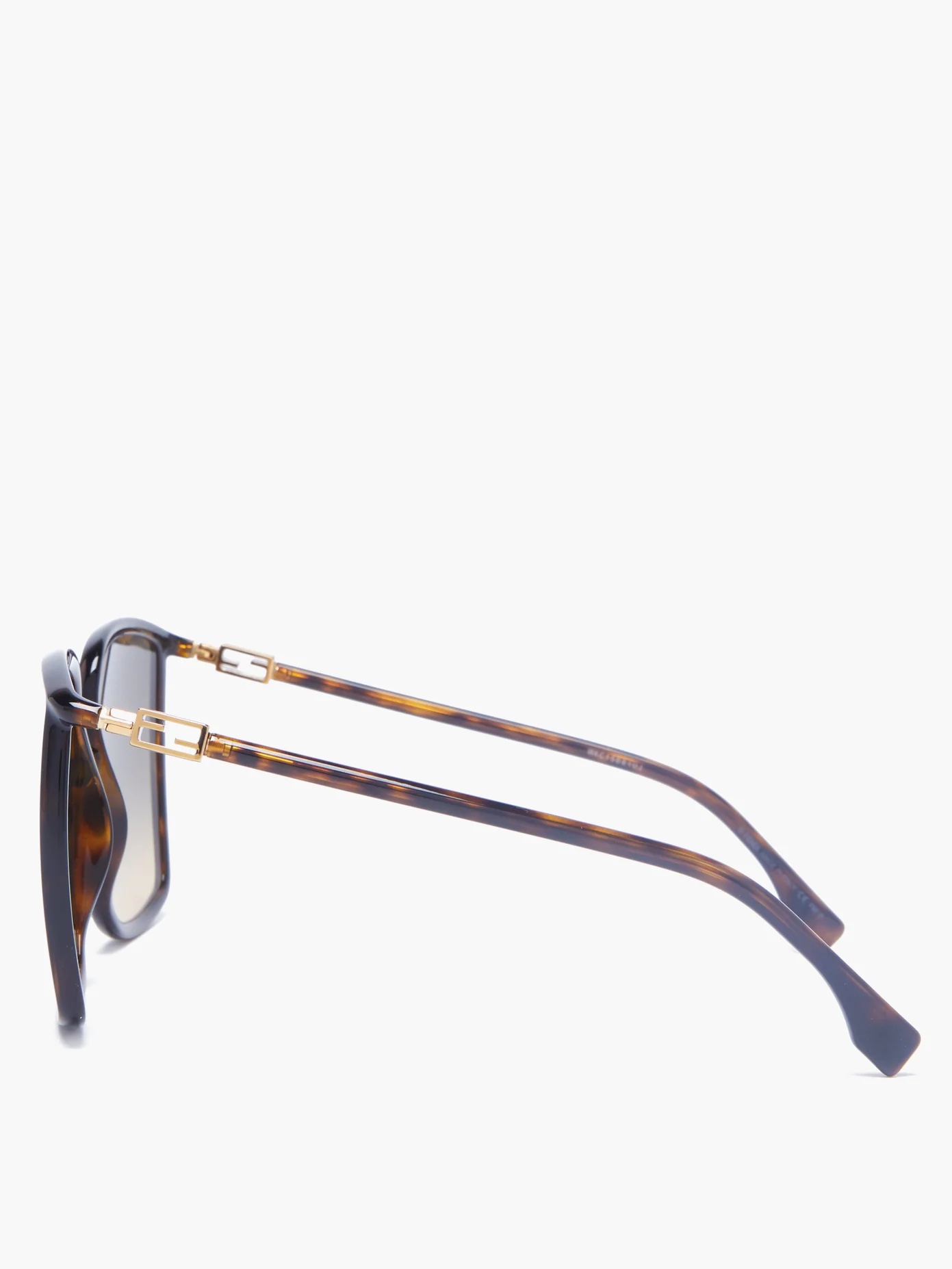 Oversized square acetate sunglasses - 3