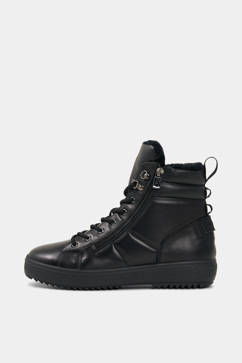 Mid Boots Anchorage with spikes in Black 1