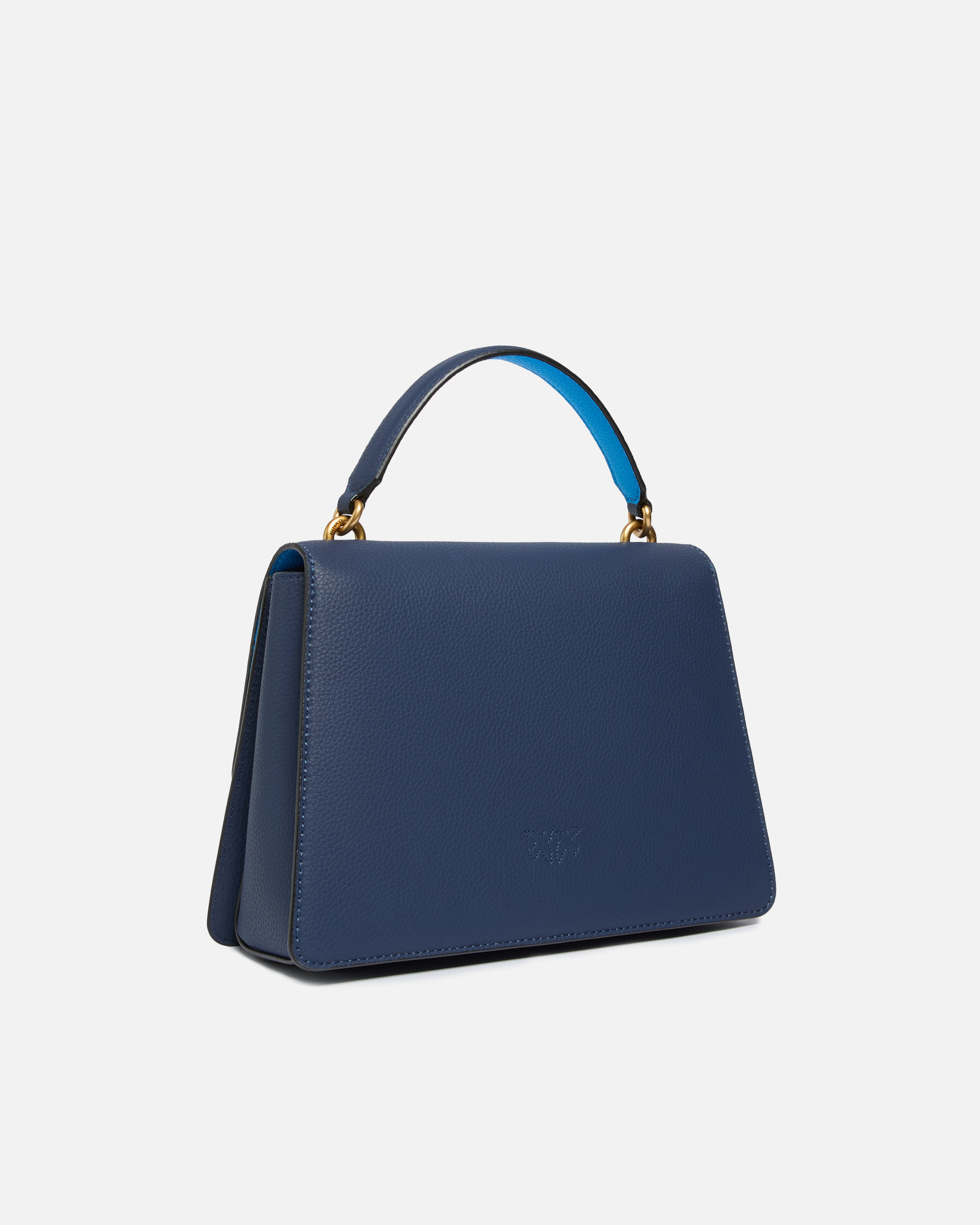 MEDIUM LOVE BAG TOP HANDLE LIGHT HANDBAG IN GRAINED LEATHER - 2