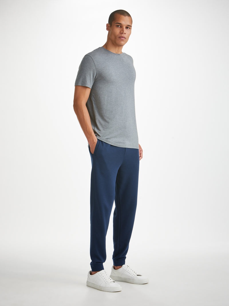 Men's Sweatpants Quinn Cotton Modal Navy - 2