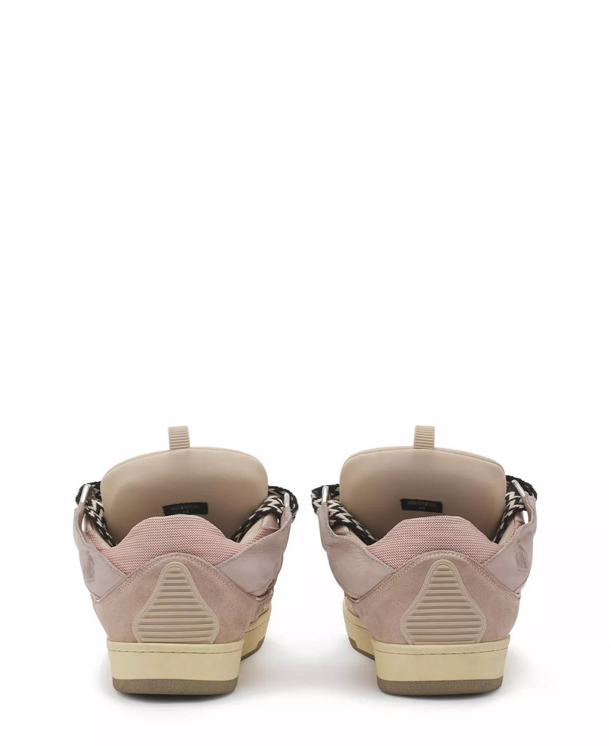 Unisex Leather Curb Sneakers - 3