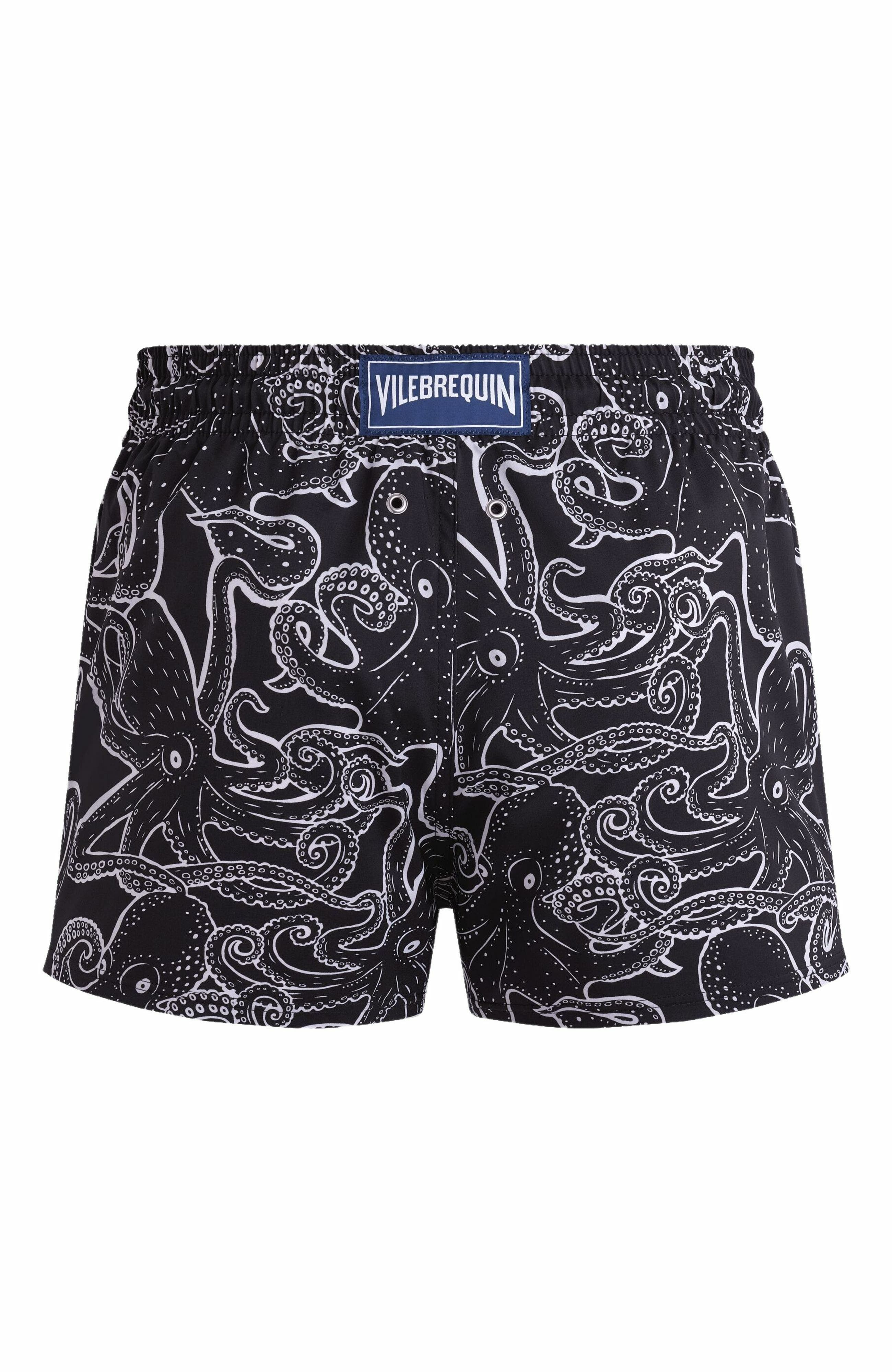 Vilebrequin Men's Poulpes Short Swim Shorts in Noir at Nordstrom - 3