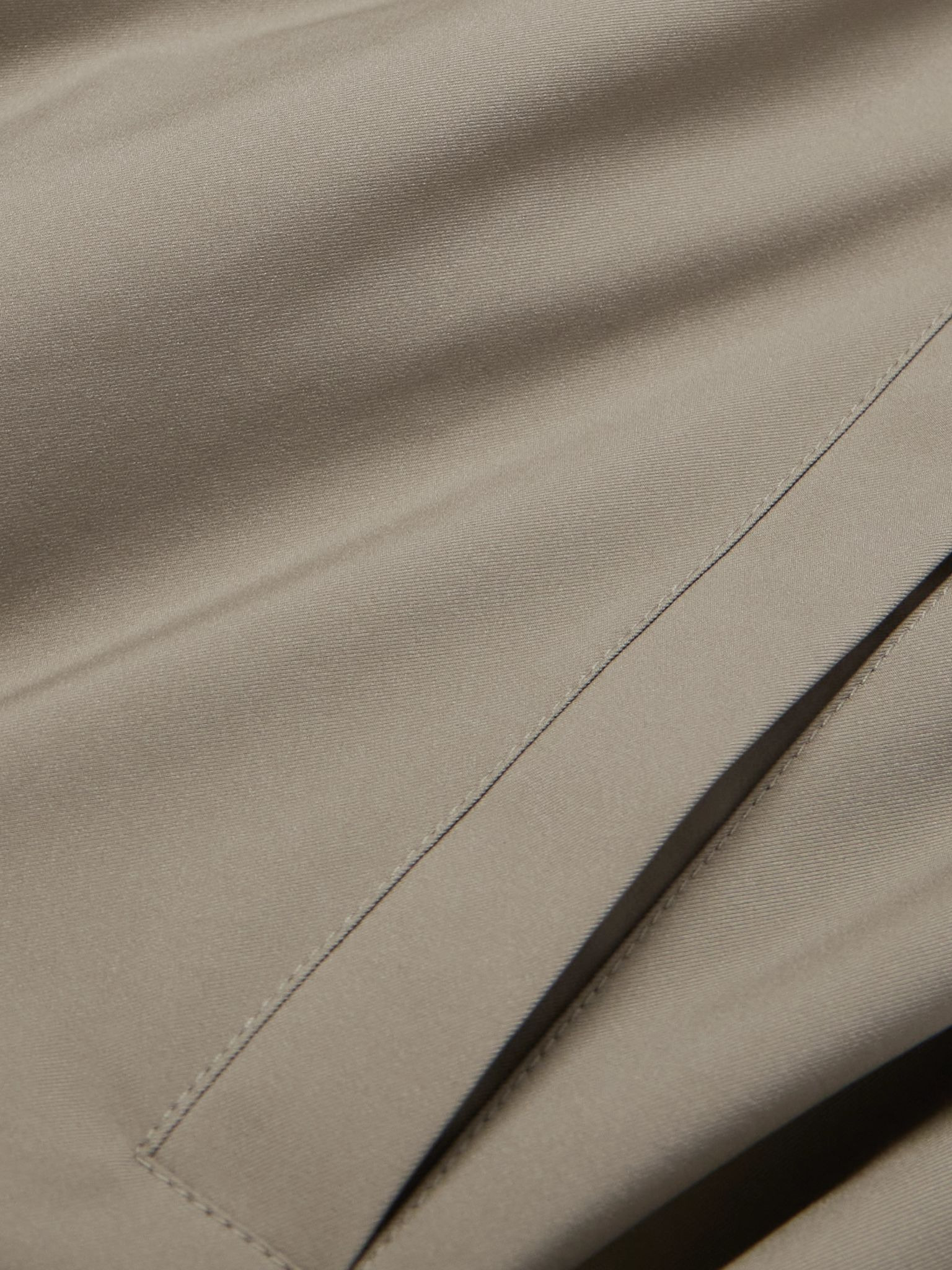 Reversible Windmate® Storm System® Shell and Cashmere Bomber Jacket Taupe - 5