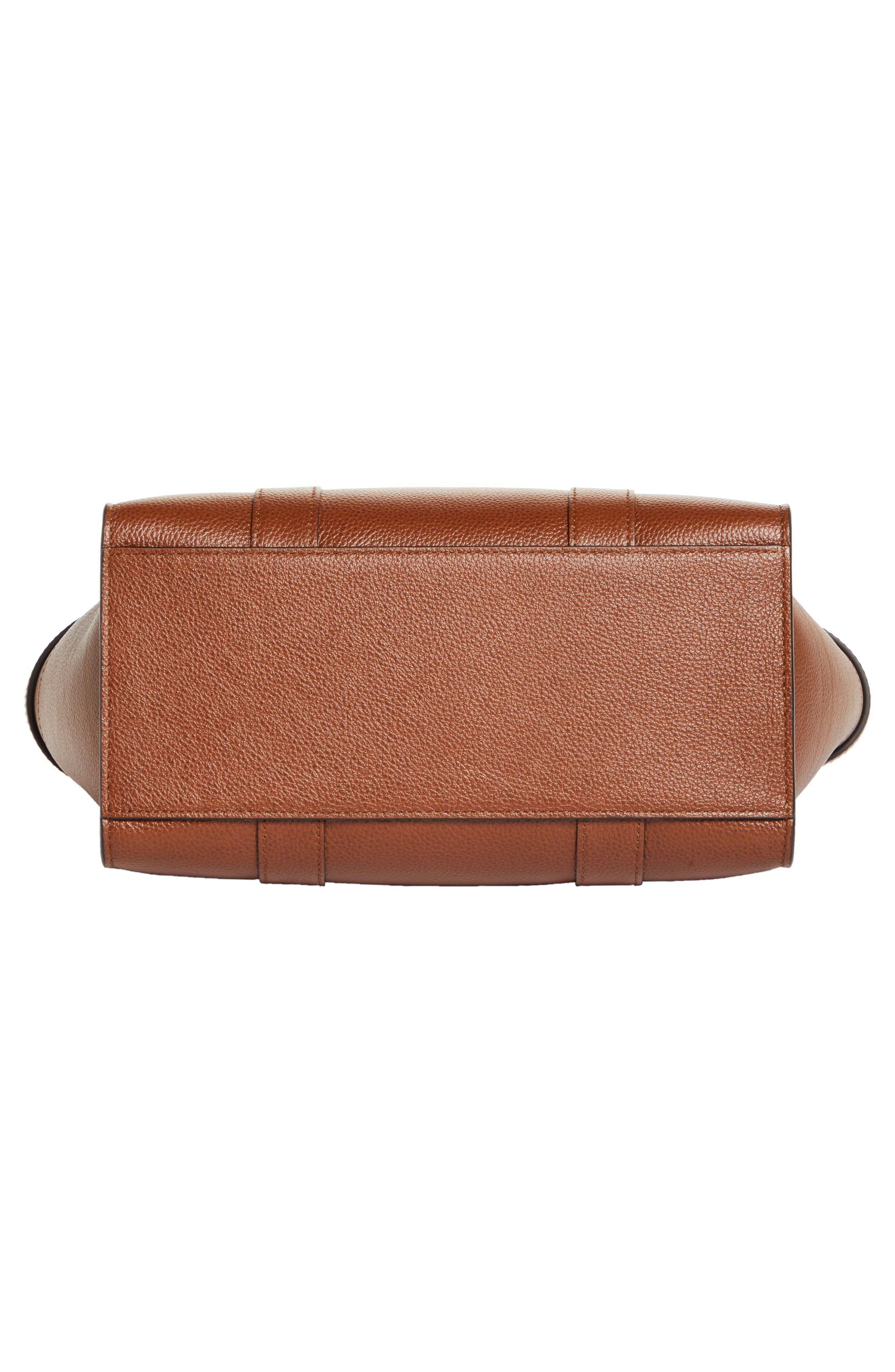 Small Zip Bayswater Leather Tote - 7