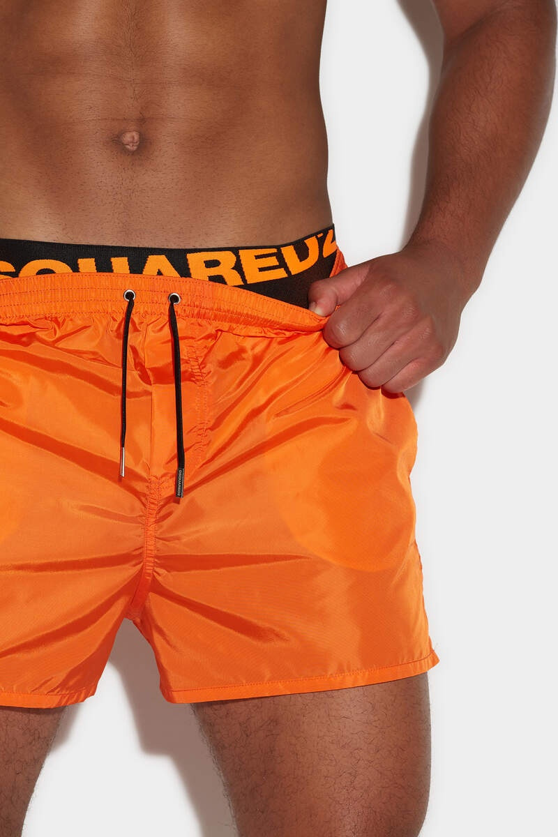 DSQUARED2 SLANTED LOGO BOXER MIDI 3