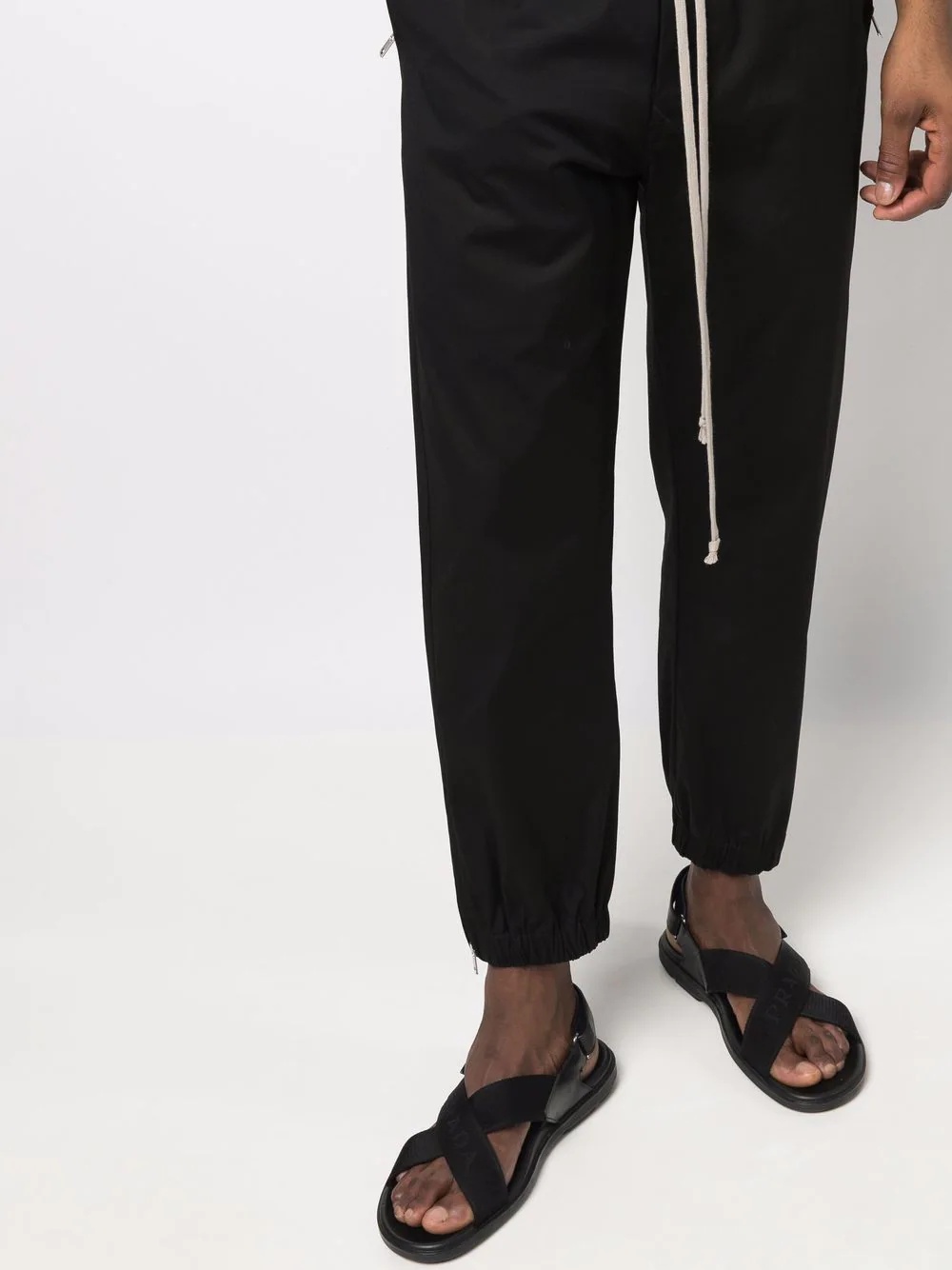 drawstring track pants - 5