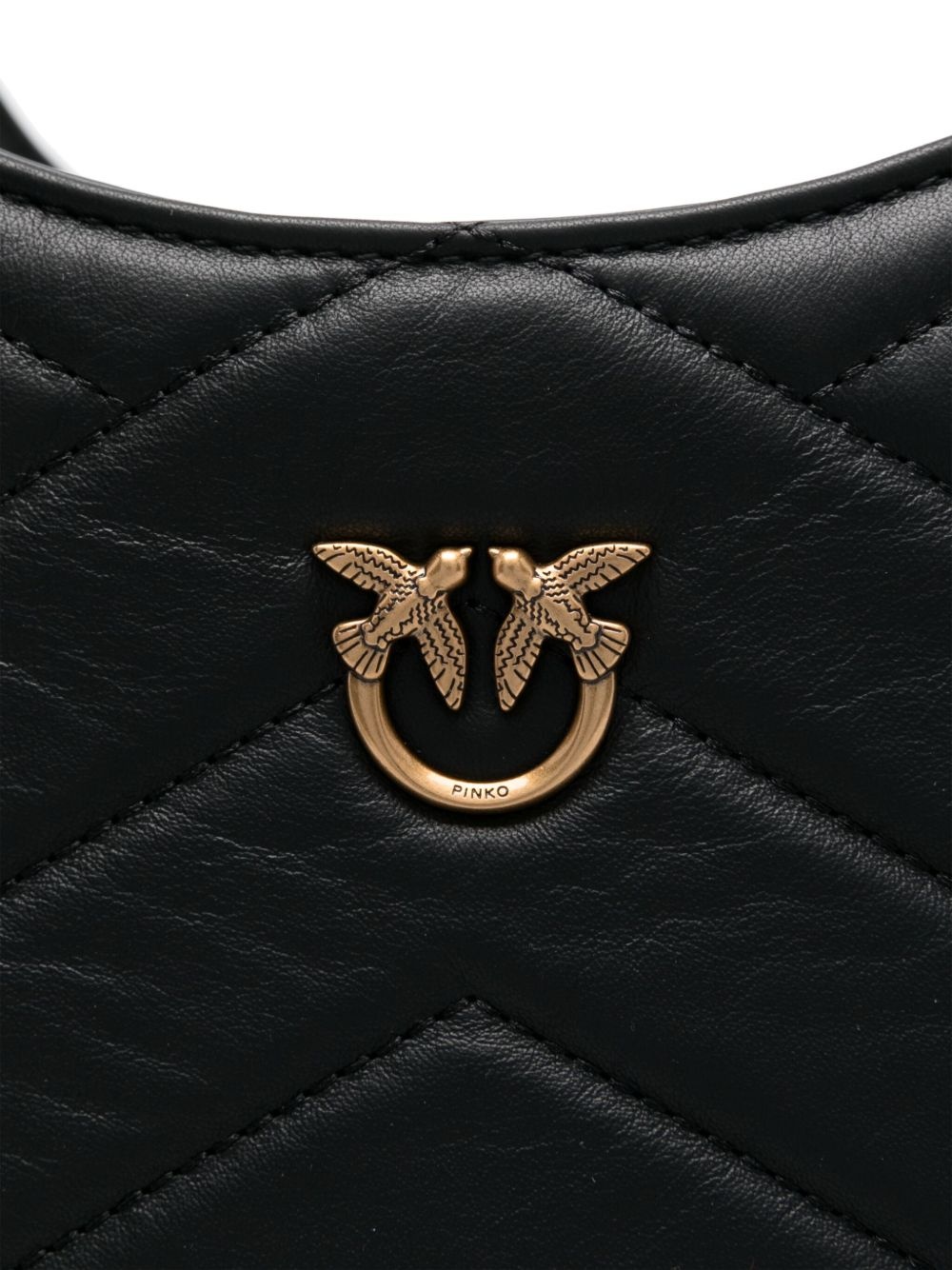 quilted leather tote bag - 4