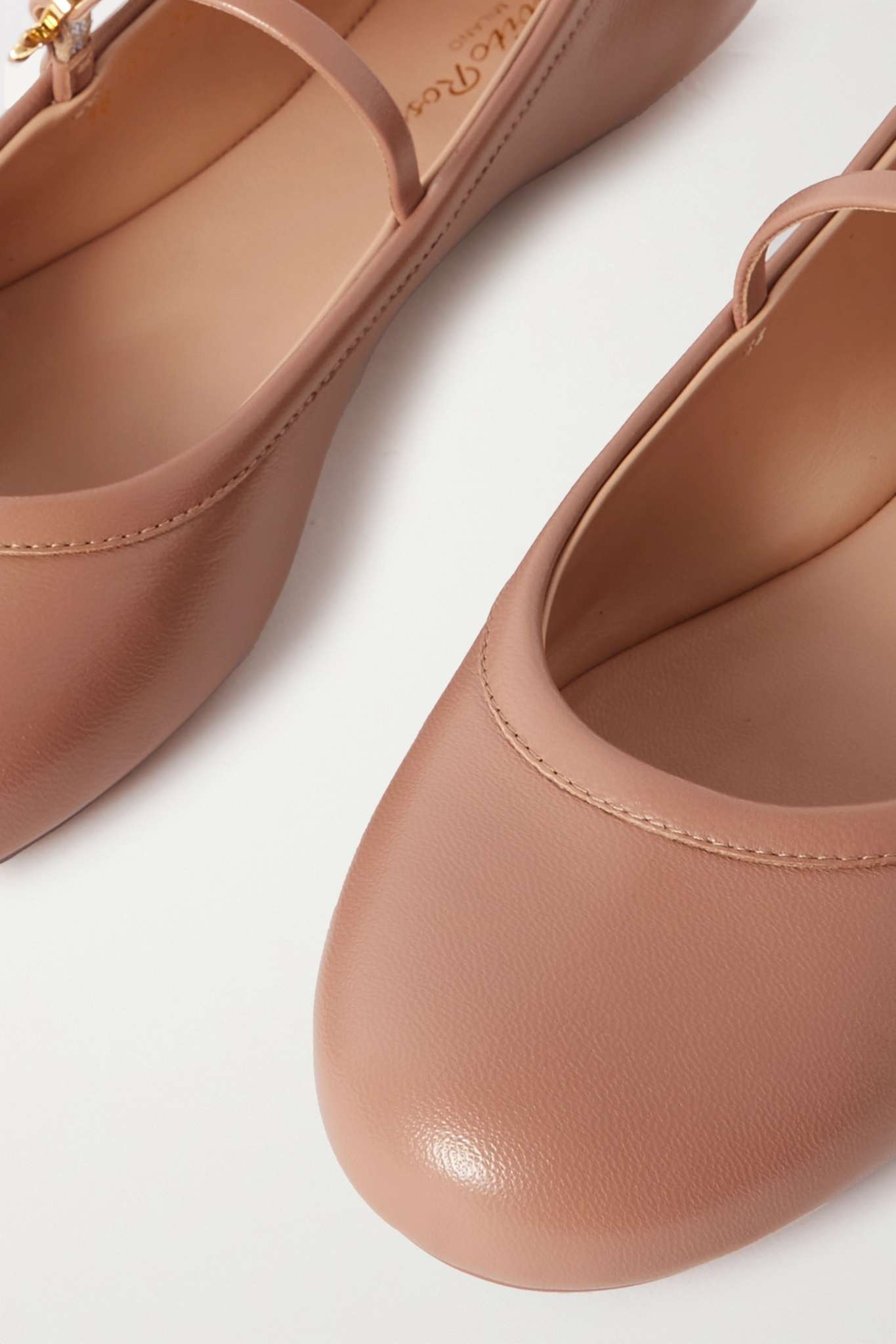 Carla leather Mary Jane ballet flats - 4