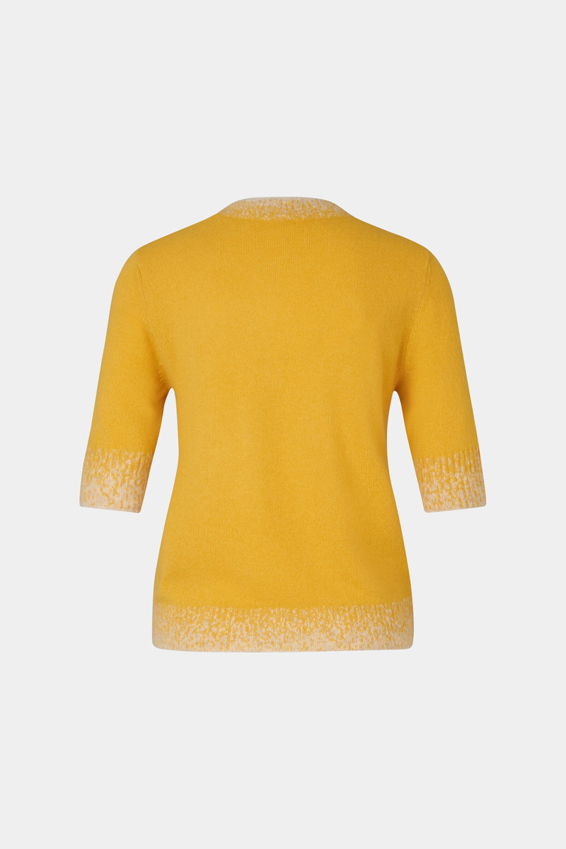 BOGNER Luise knitted top in Mustard yellow outlook