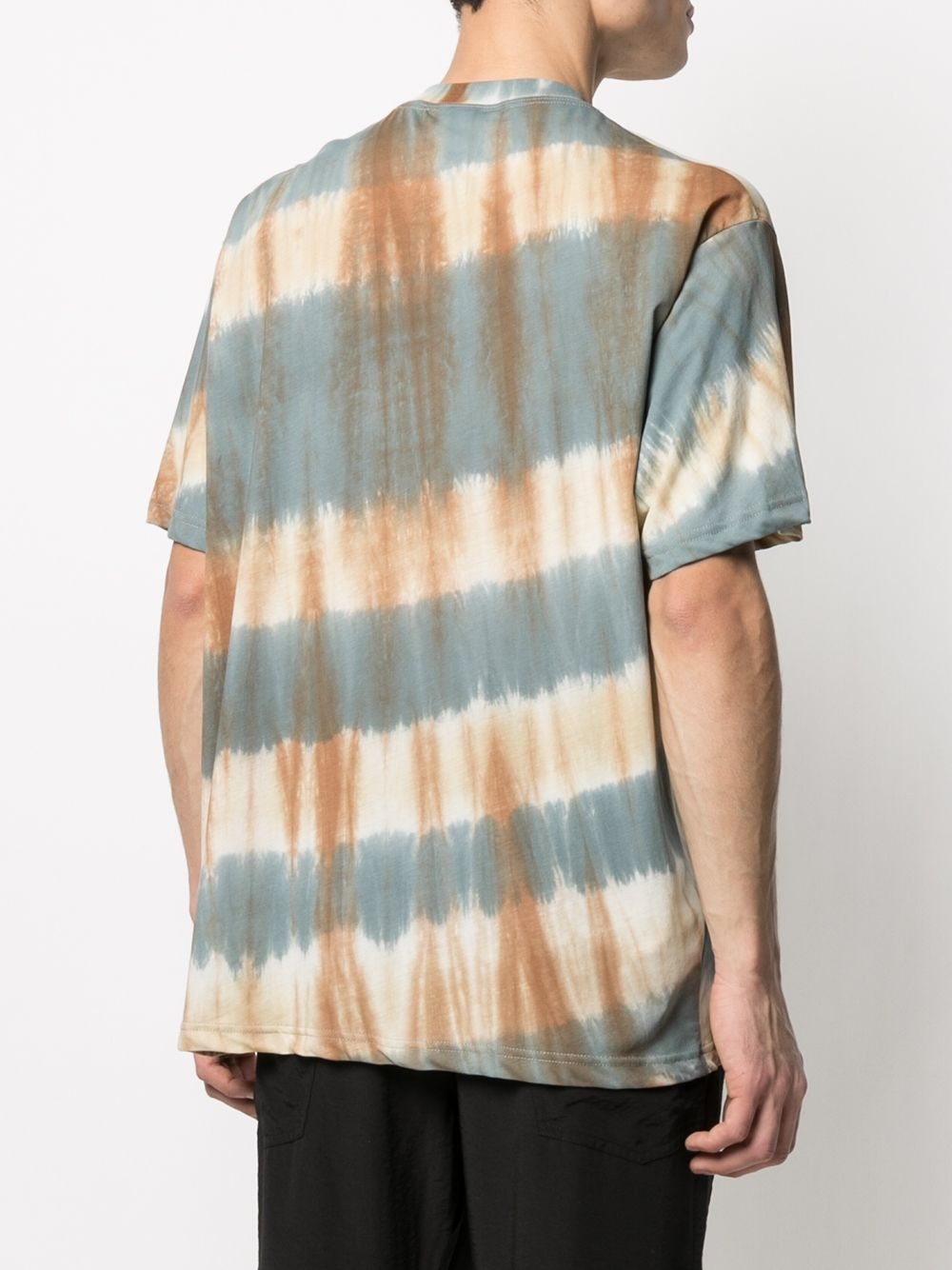 tie-dye print chest-pocket T-Shirt - 4