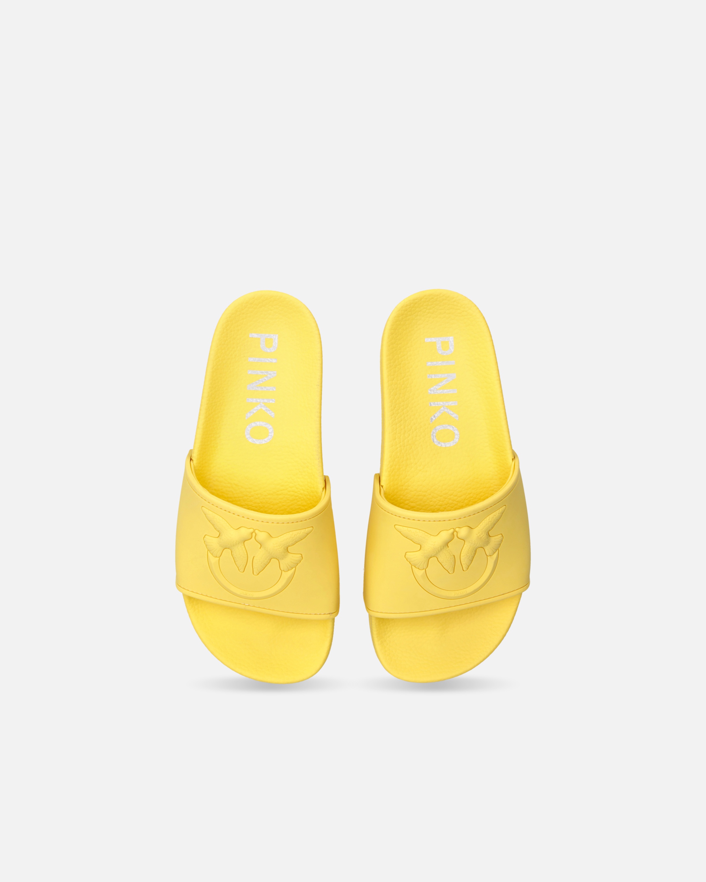 RUBBERIZED SLIPPERS WITH LOVE BIRDS LOGO BAND - 9