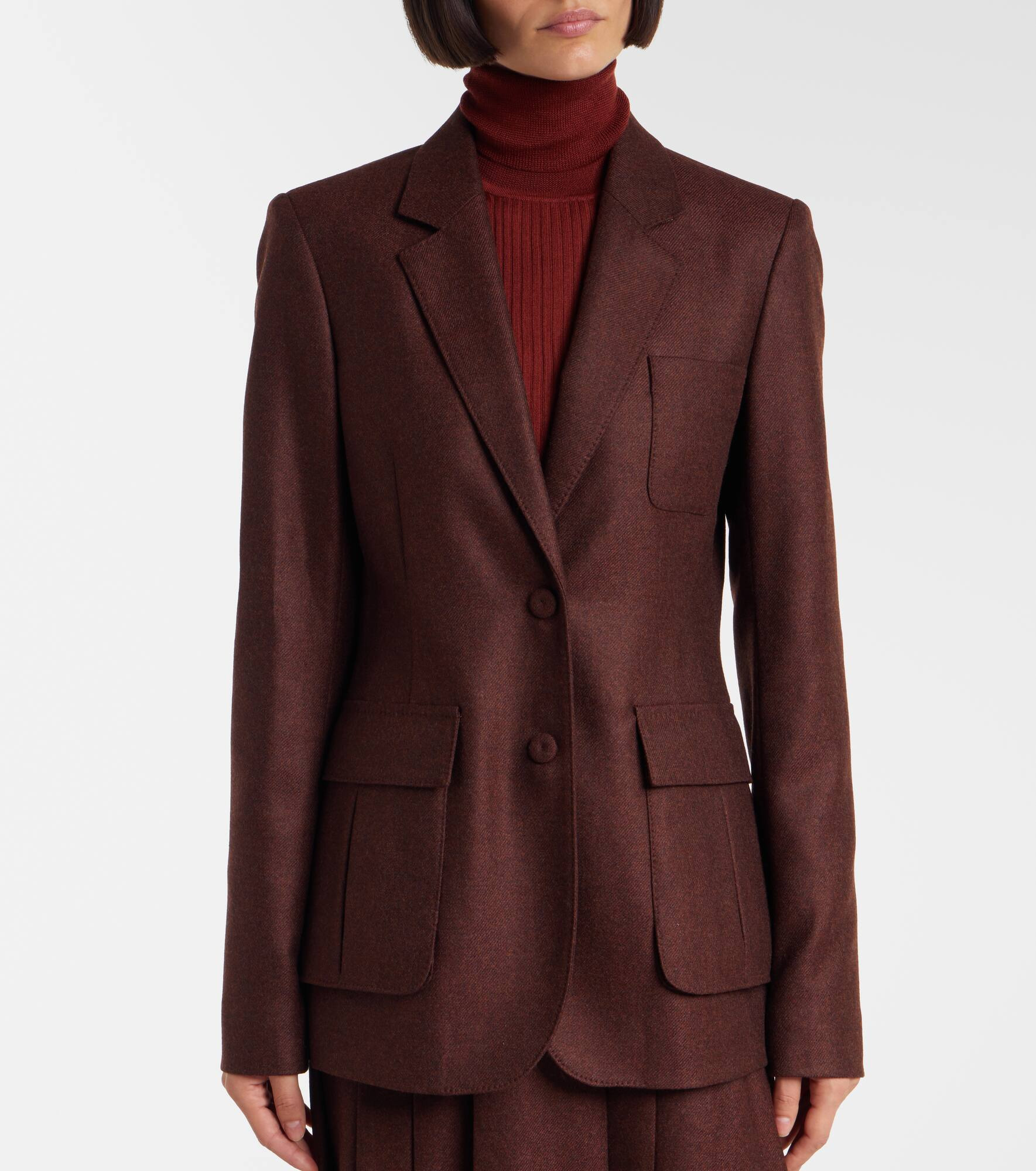 Louisa wool-blend blazer - 6