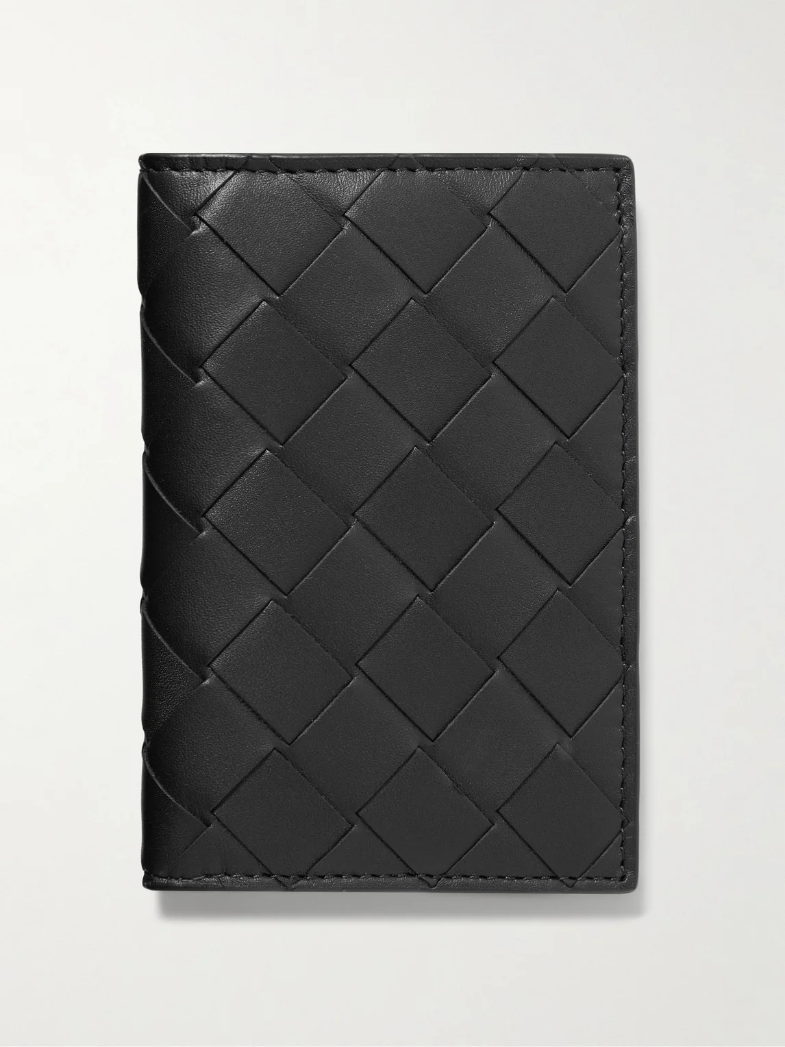 Intrecciato Leather Bifold Cardholder - 1