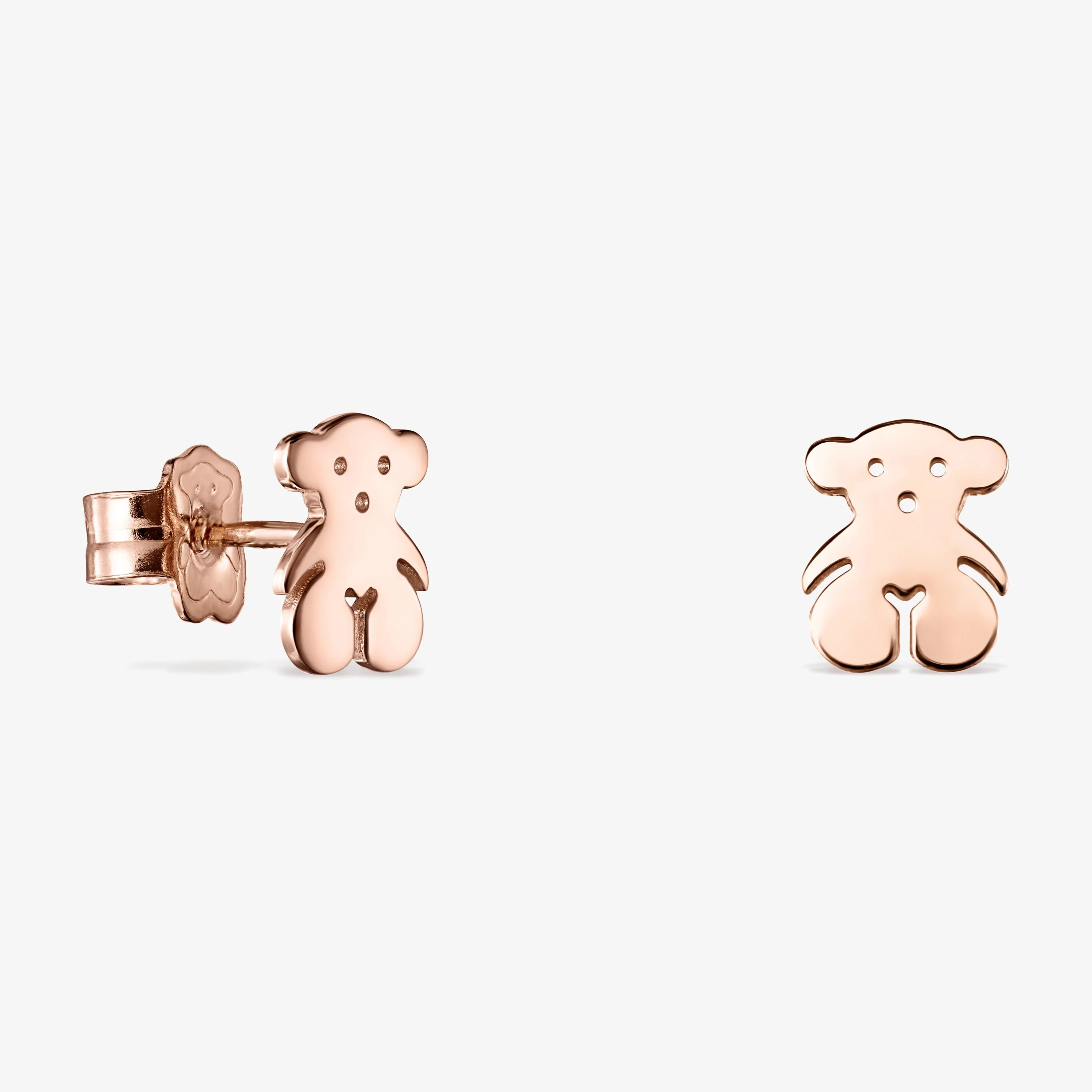 Rose 18K gold vermeil Sweet Dolls Earrings - 1