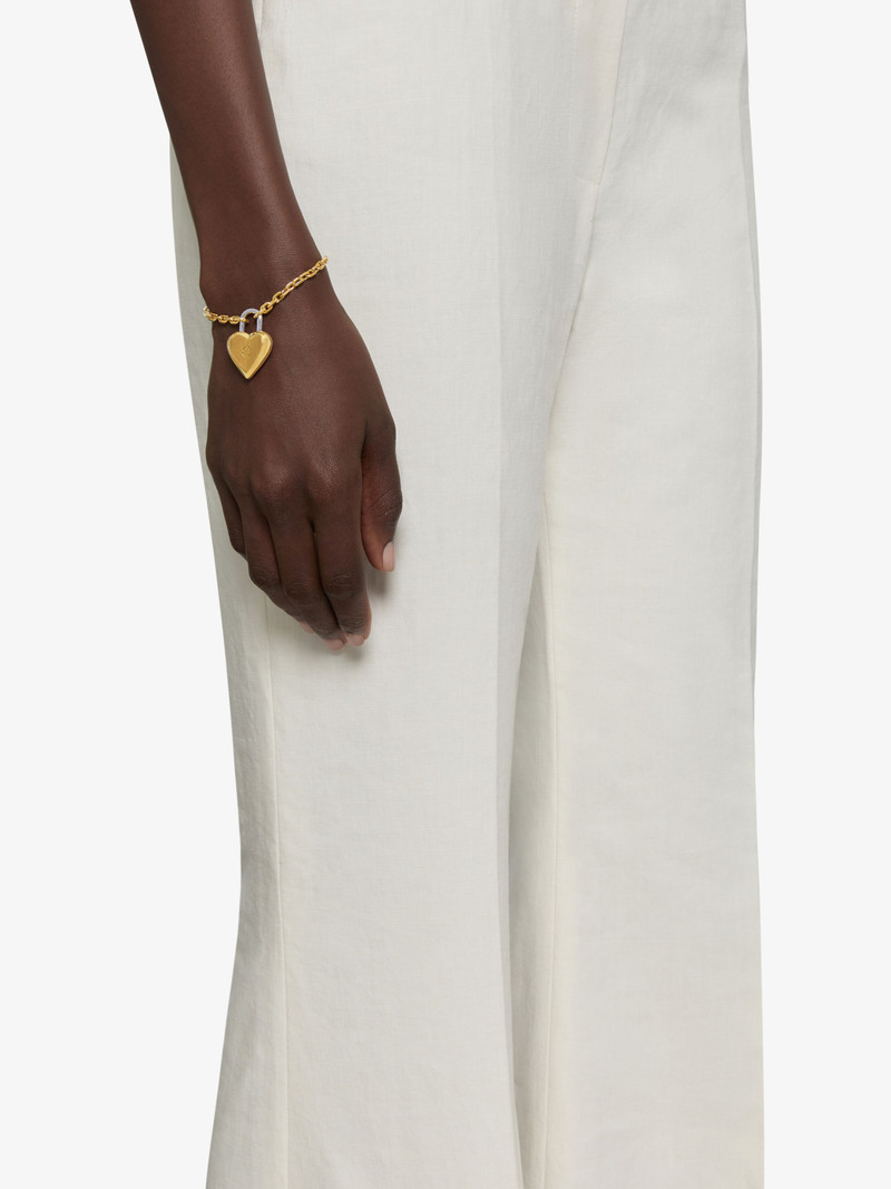 Givenchy HEART LOCK BRACELET IN METAL outlook