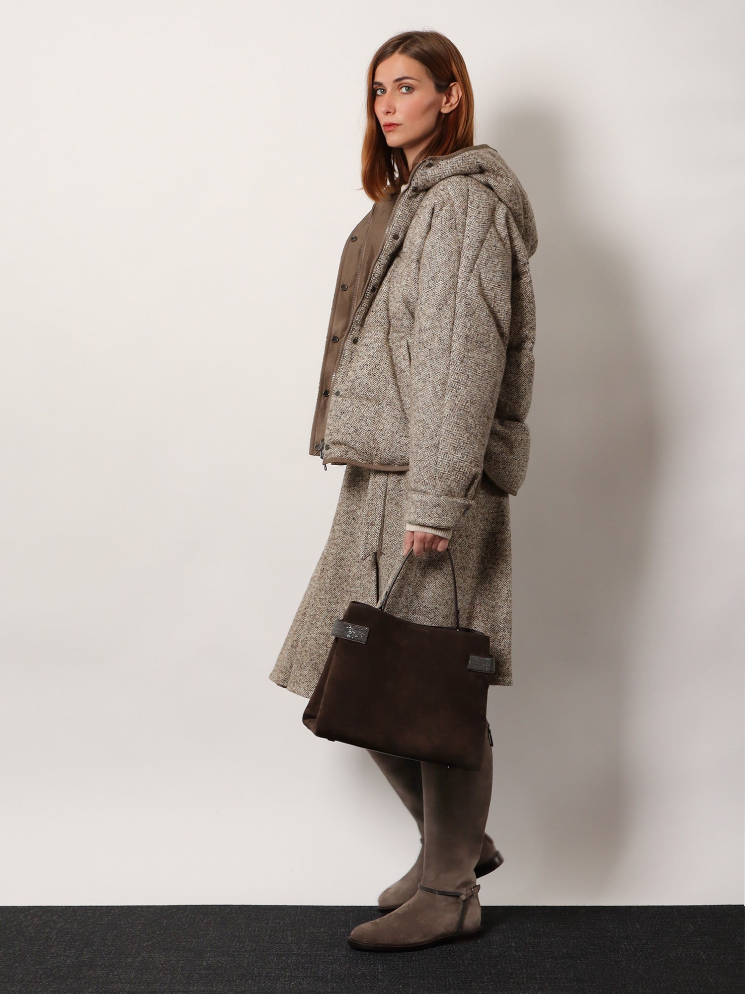 Brunello Cucinelli Women Reversible Wool And Silk Down Jacket - 2