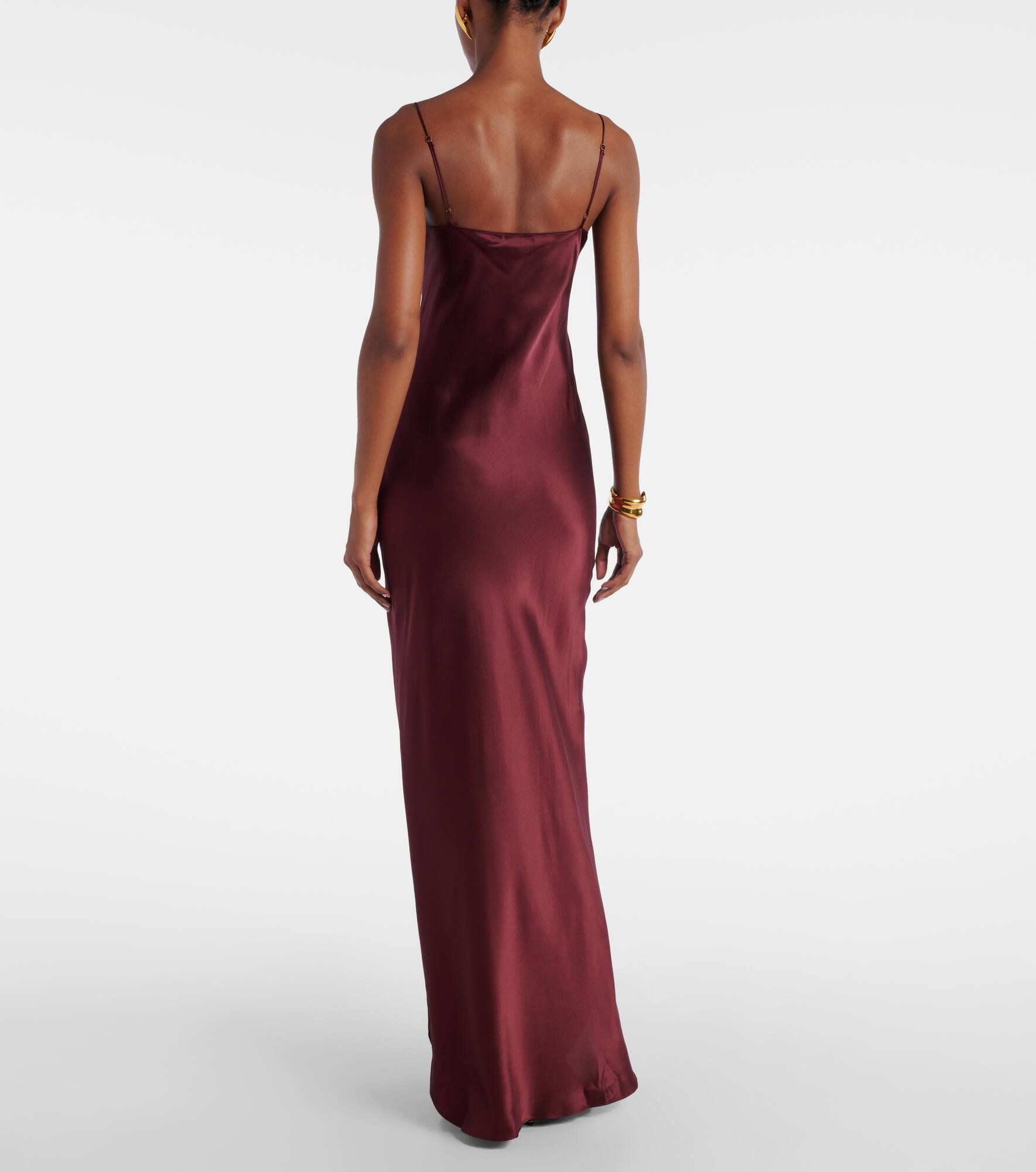 Cami silk charmeuse gown - 3
