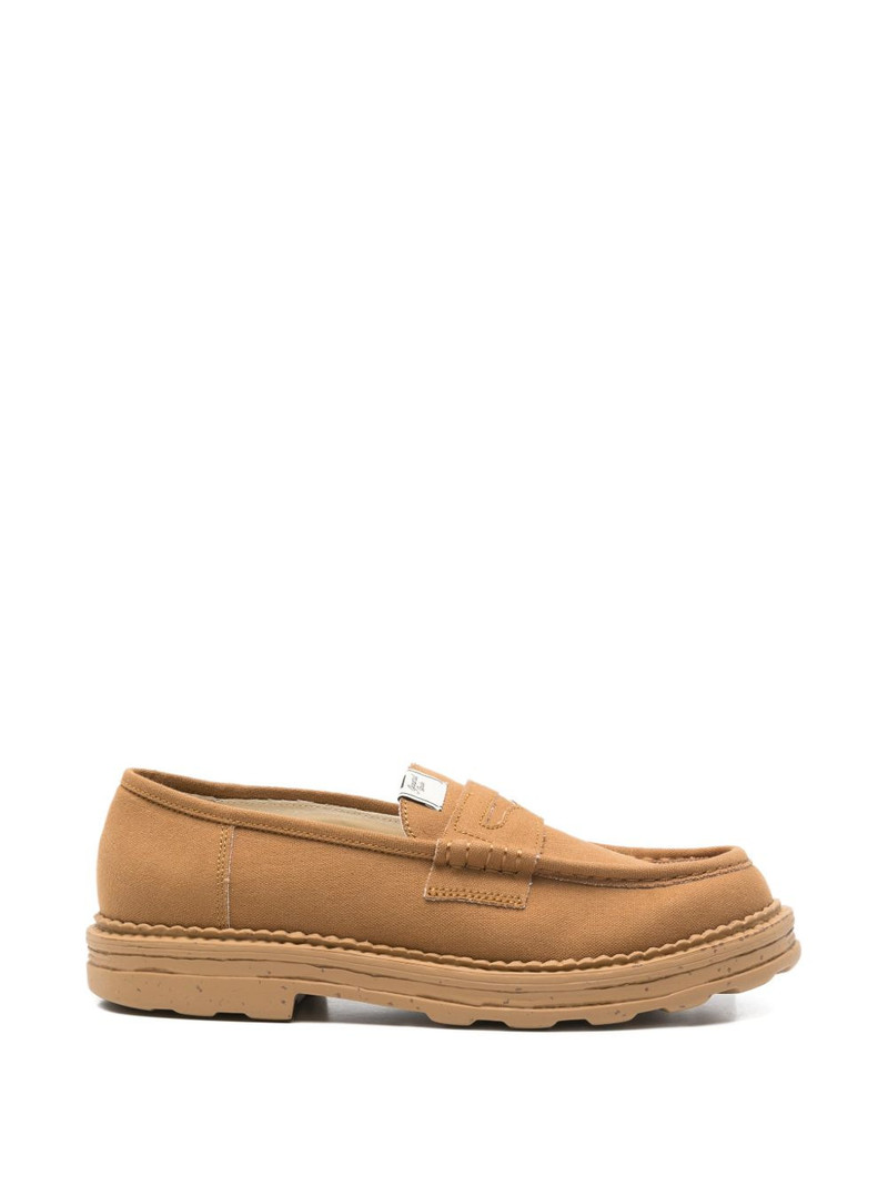 logo-patch loafers 1
