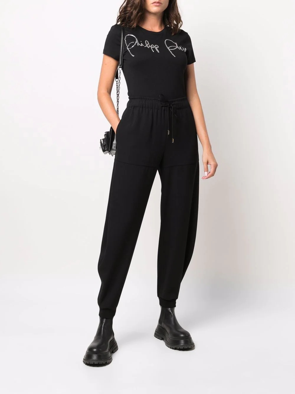 crystal-embellished short-sleeved T-shirt - 2