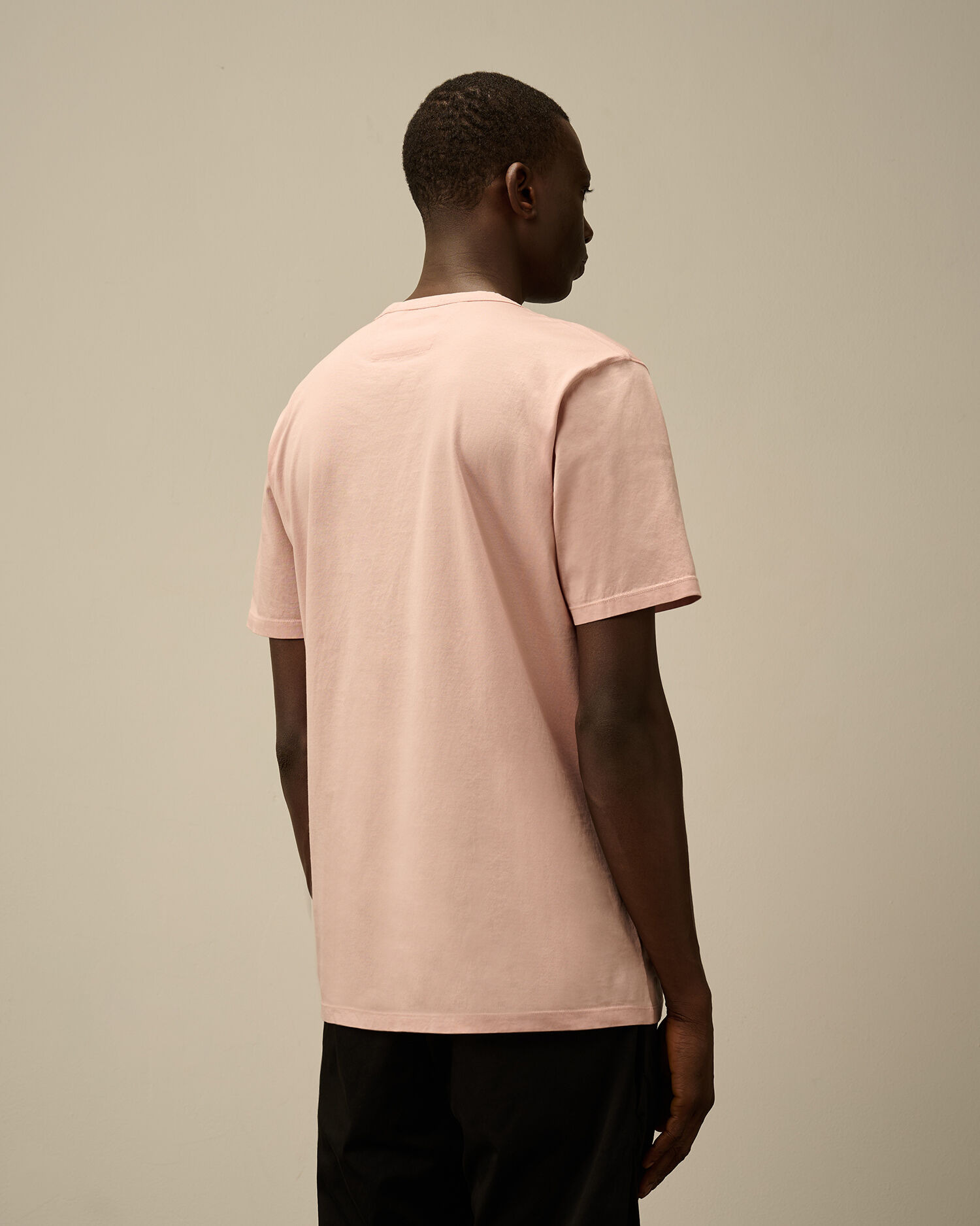70/2 Mercerized Jersey Logo Patch T-Shirt - 4