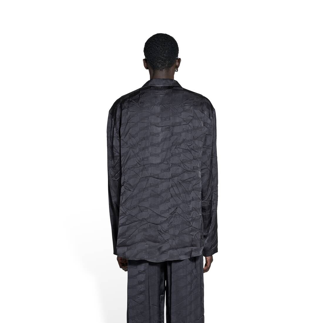 Men's Bb Monogram Minimal Shirt  in Black - 4