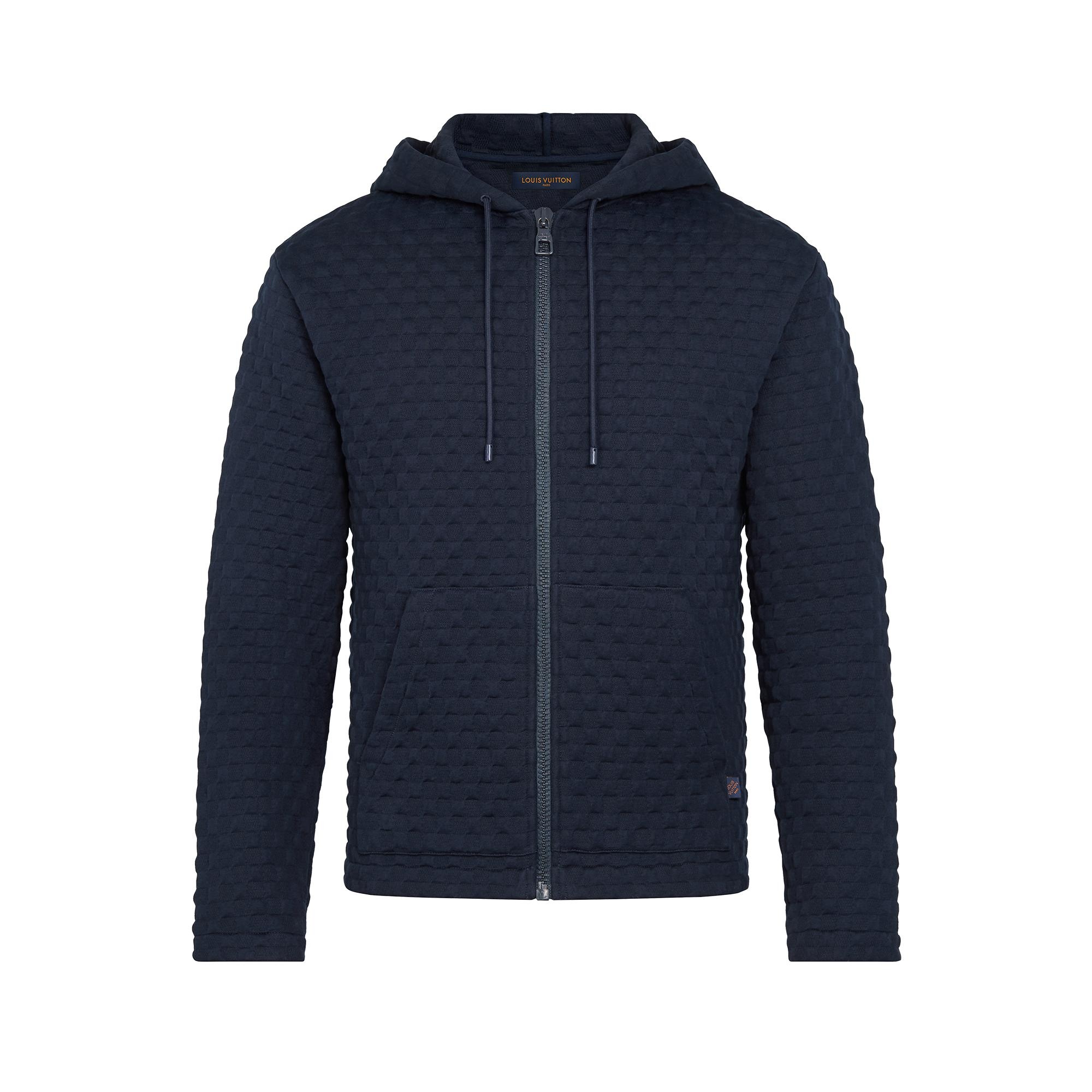 Damier Zip Through Hoodie - 1