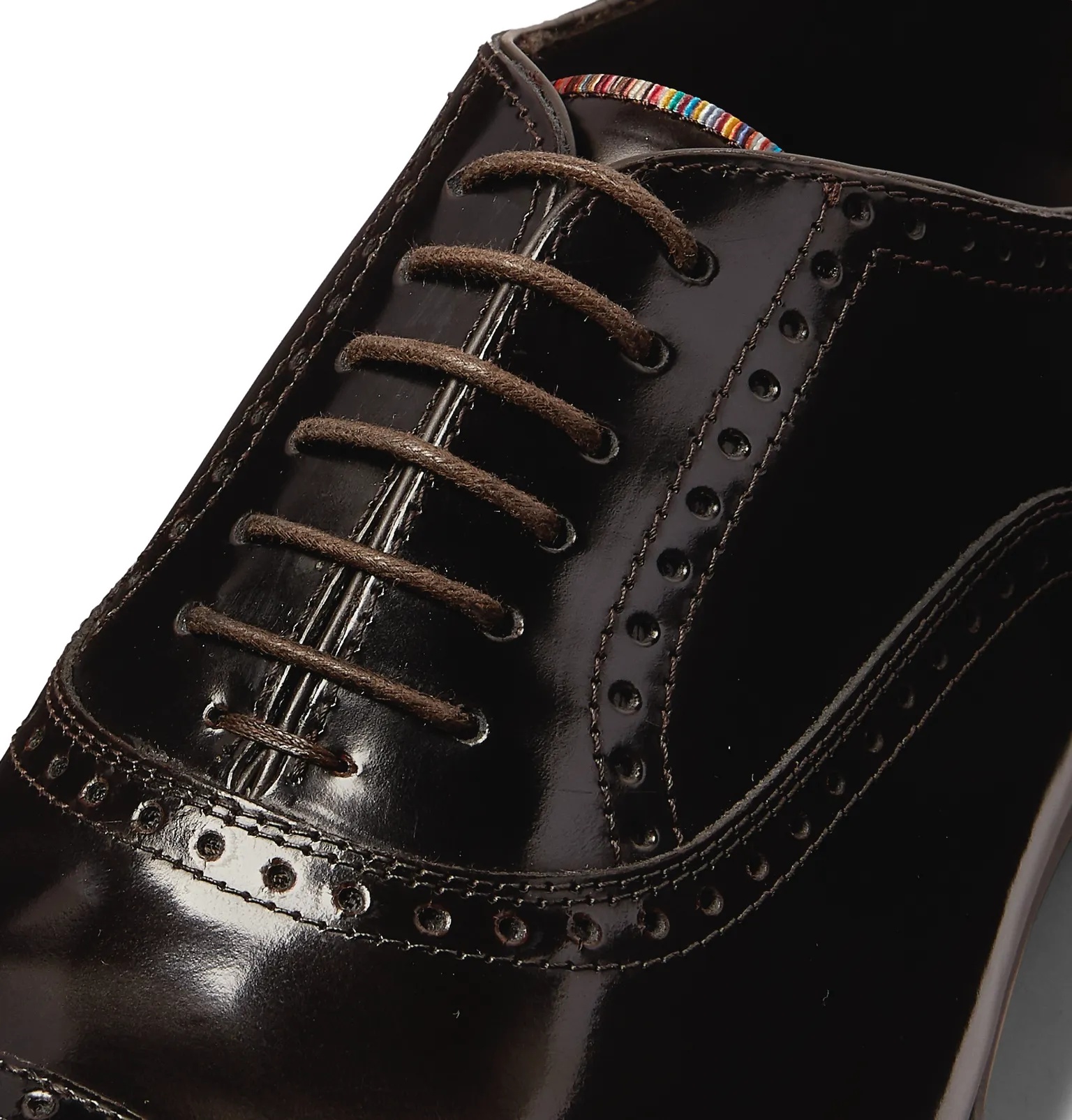 Shaw Polished-Leather Brogues - 7