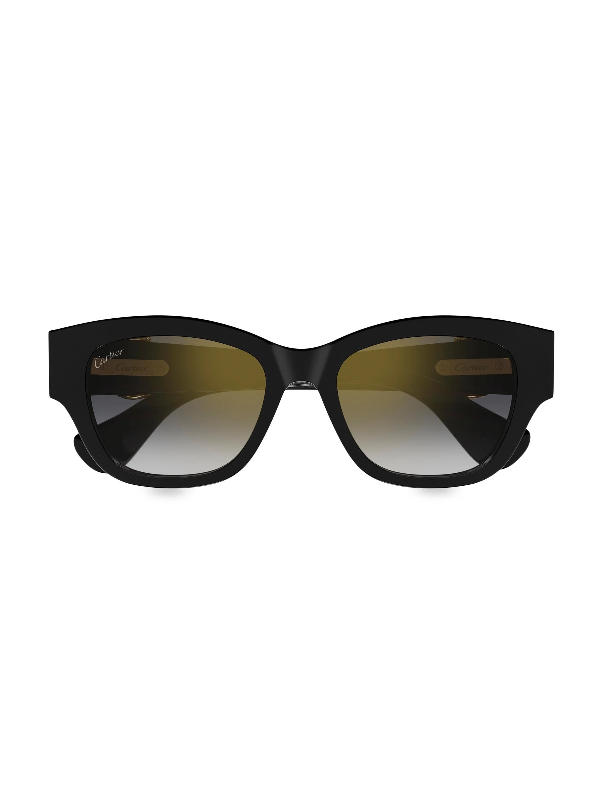 Women's Panthère Classic 55MM Square Sunglasses - Black - 1