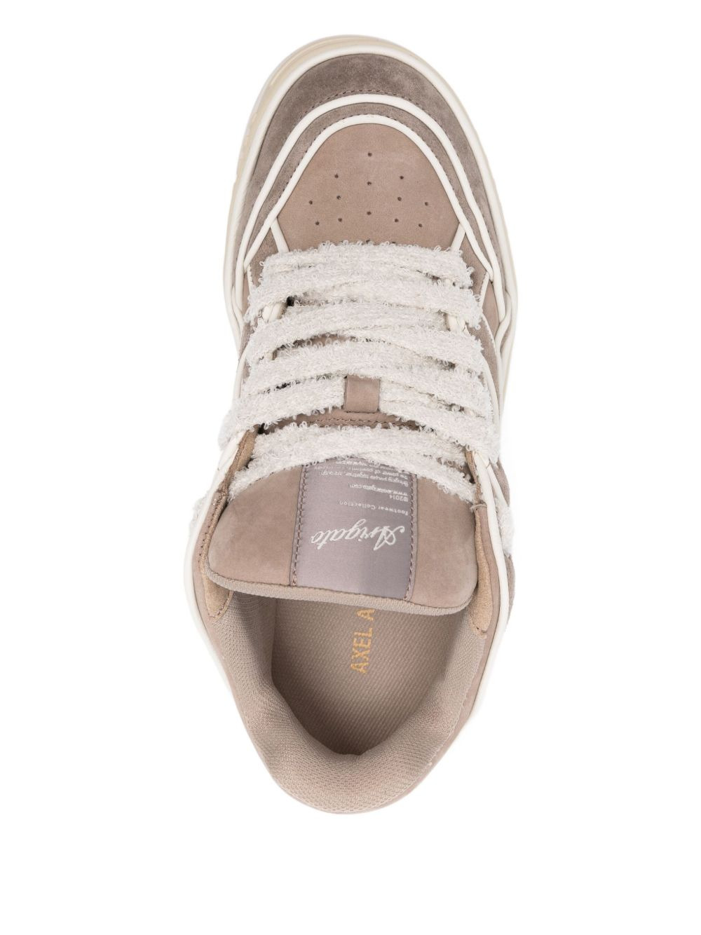 Area Lo leather panelled sneakers - 4