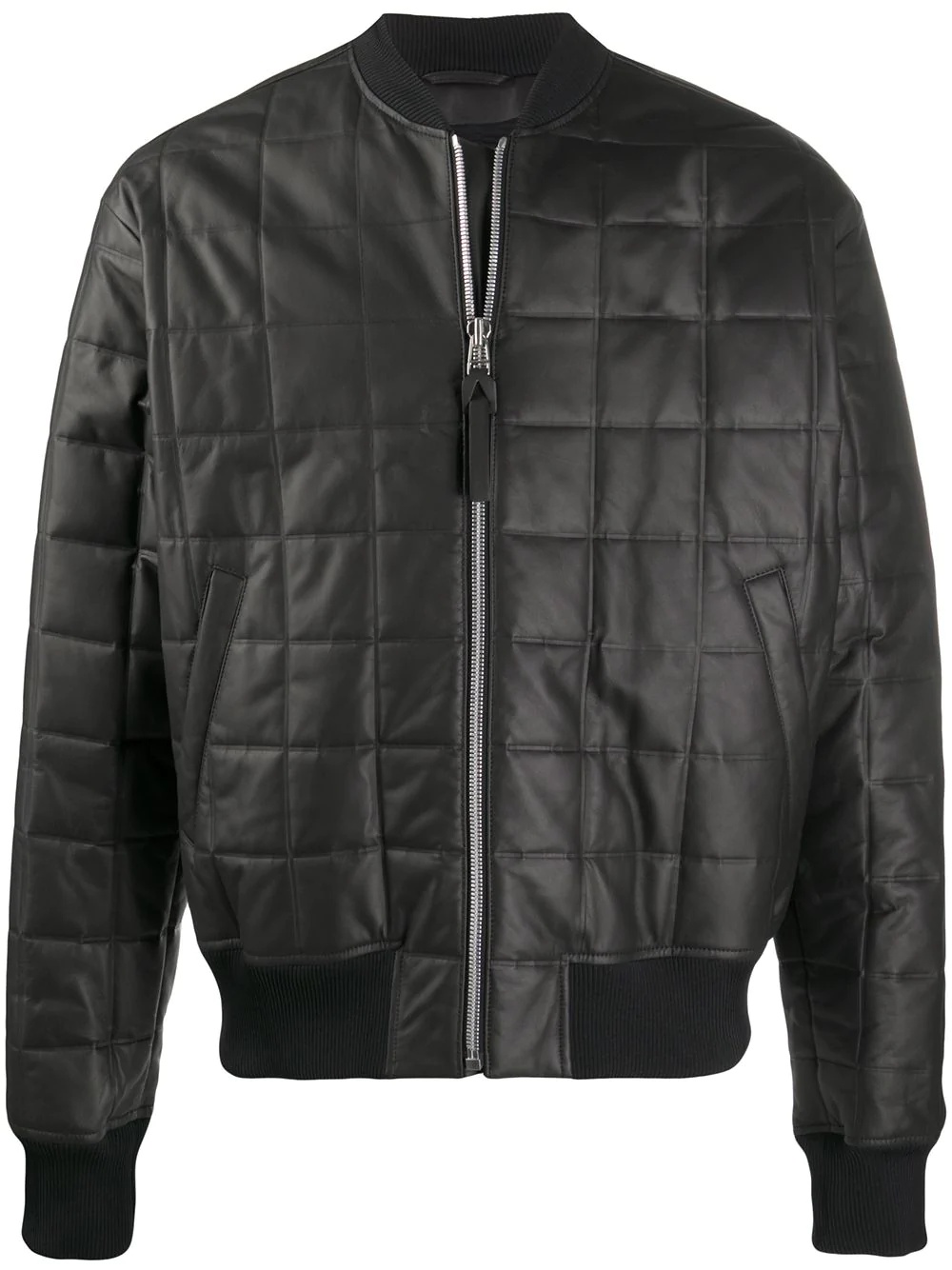 quilted bomber jacket - 1