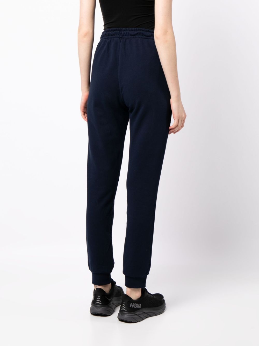 high-waist cotton track pant - 4