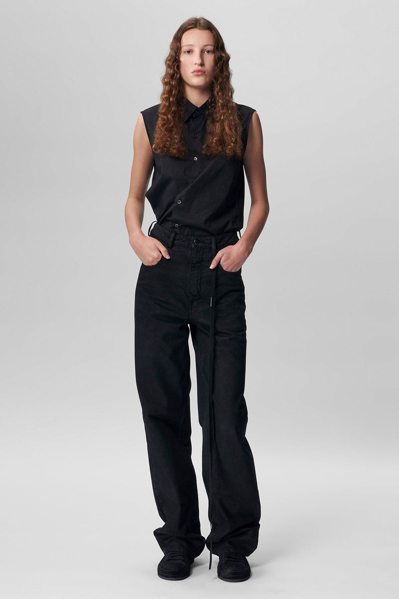 Desiree Sleeveless Cropped Standard Shirt - 4