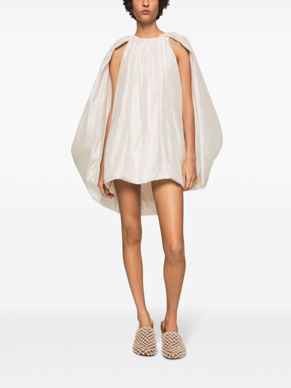 Bubble cape-effect minidress - 2