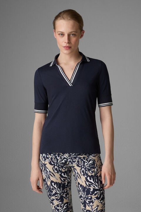 Elonie Functional polo shirt in Navy blue - 2