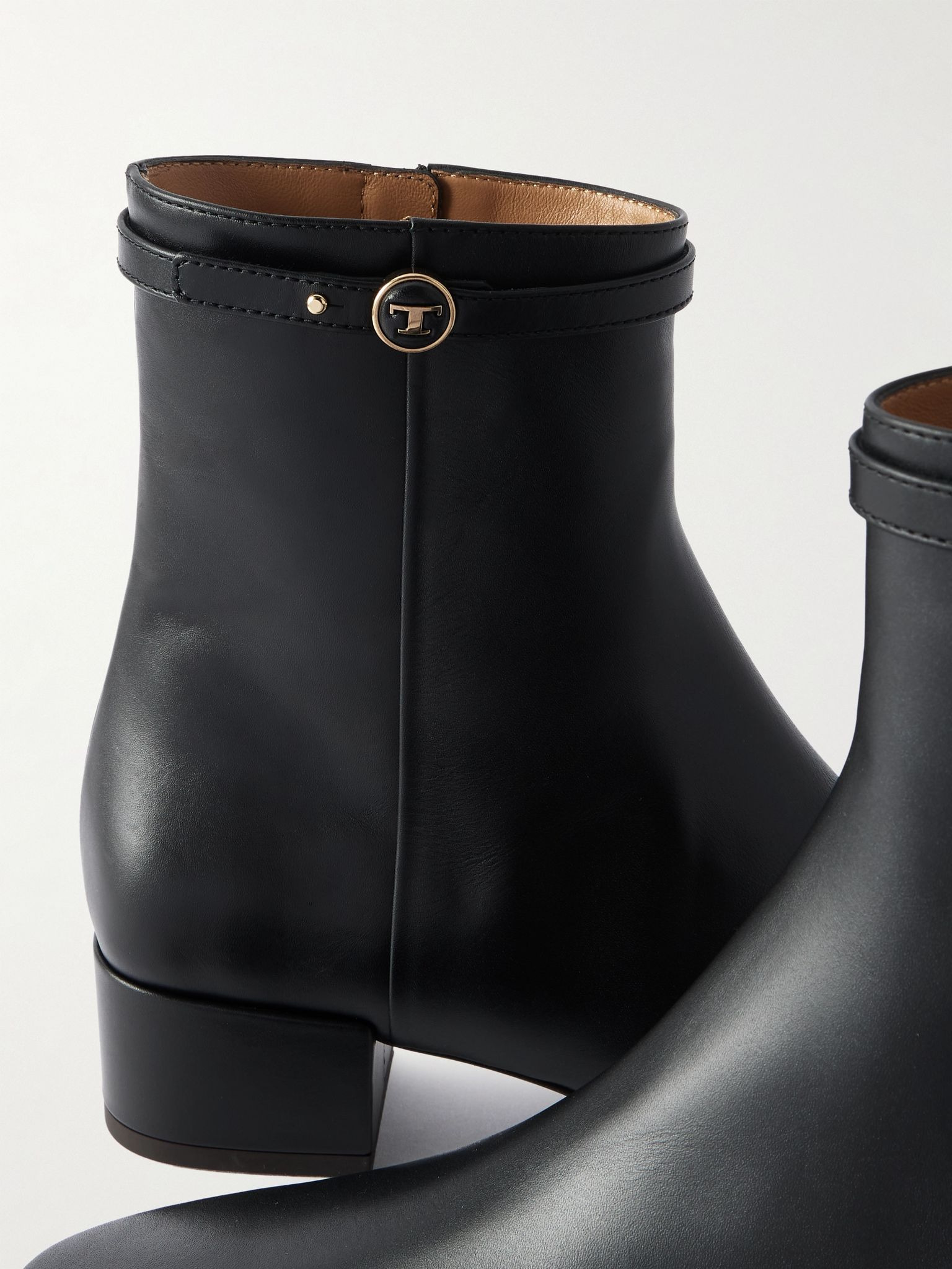 Leather ankle boots Black - 4