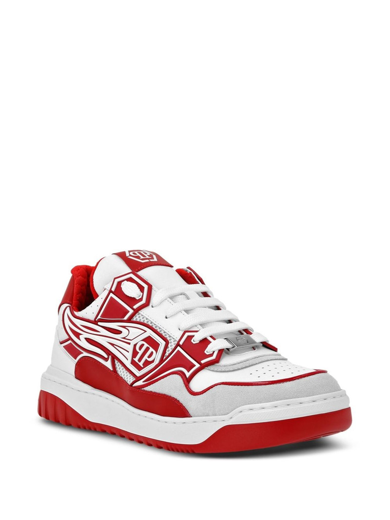 PHILIPP PLEIN Strass Hexagon sneakers outlook
