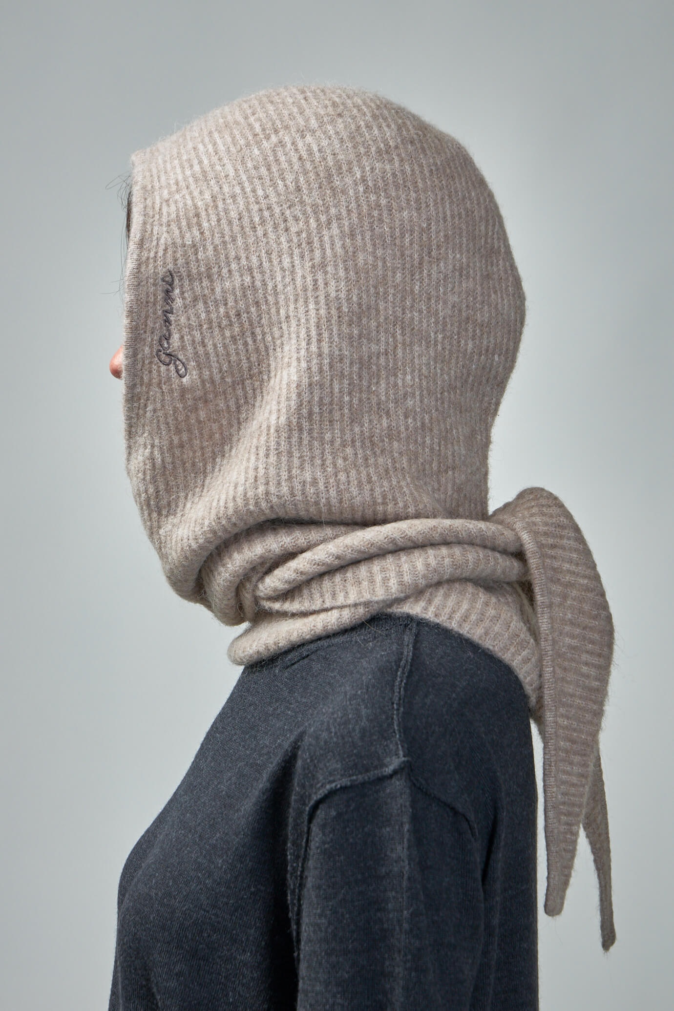 小物 GANNI Soft Wool Accessories GANNI Soft Wool Balaclava | labelsfashion | REVERSIBLE