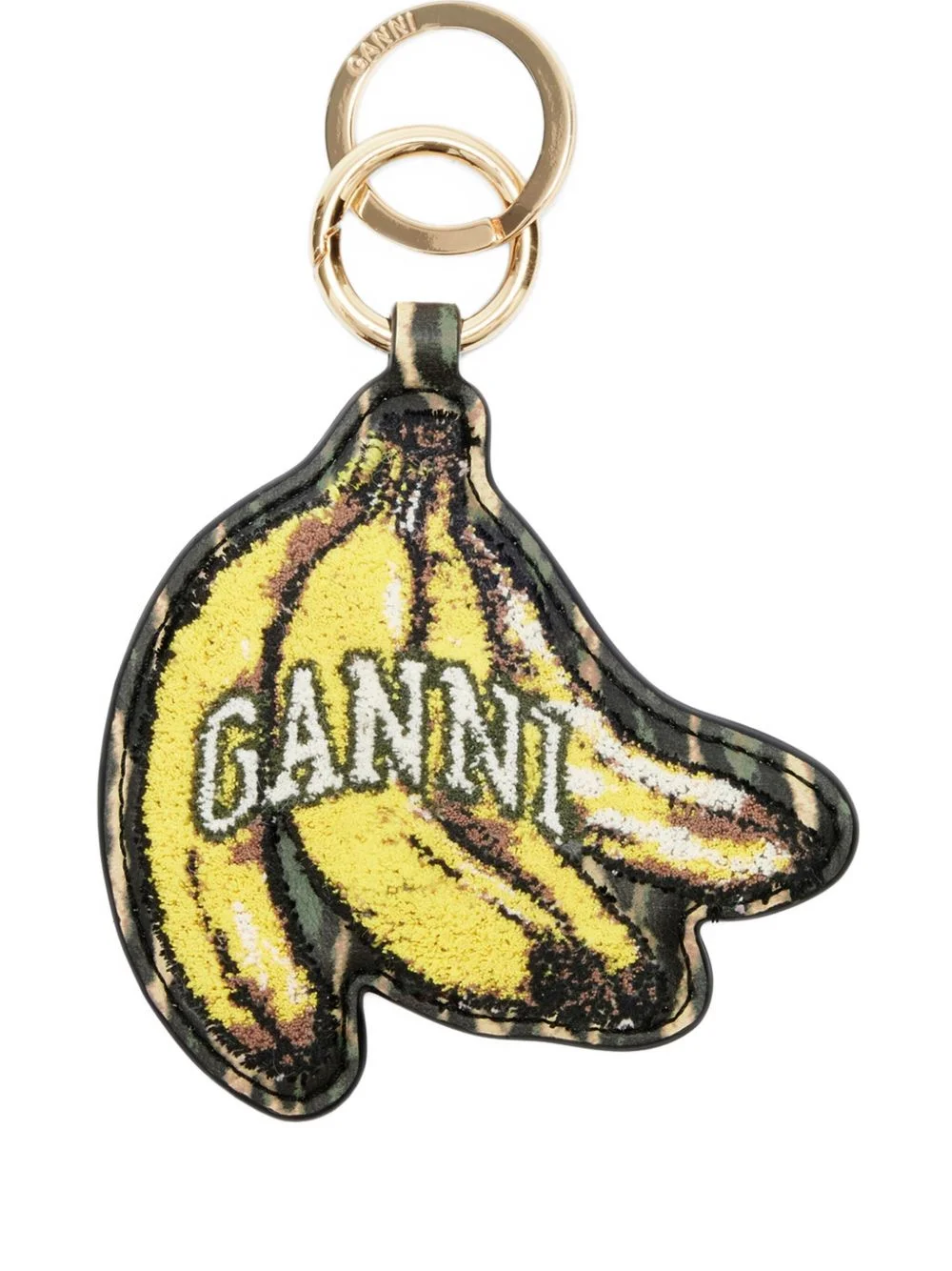 banana appliqué keyring - 1