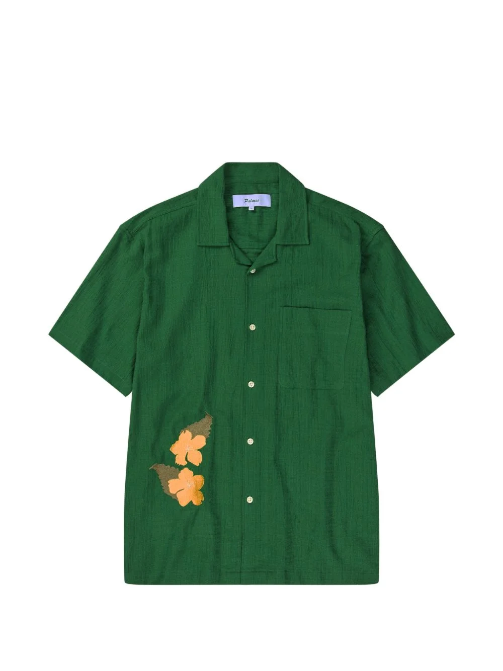 floral camp collar shirt - 1